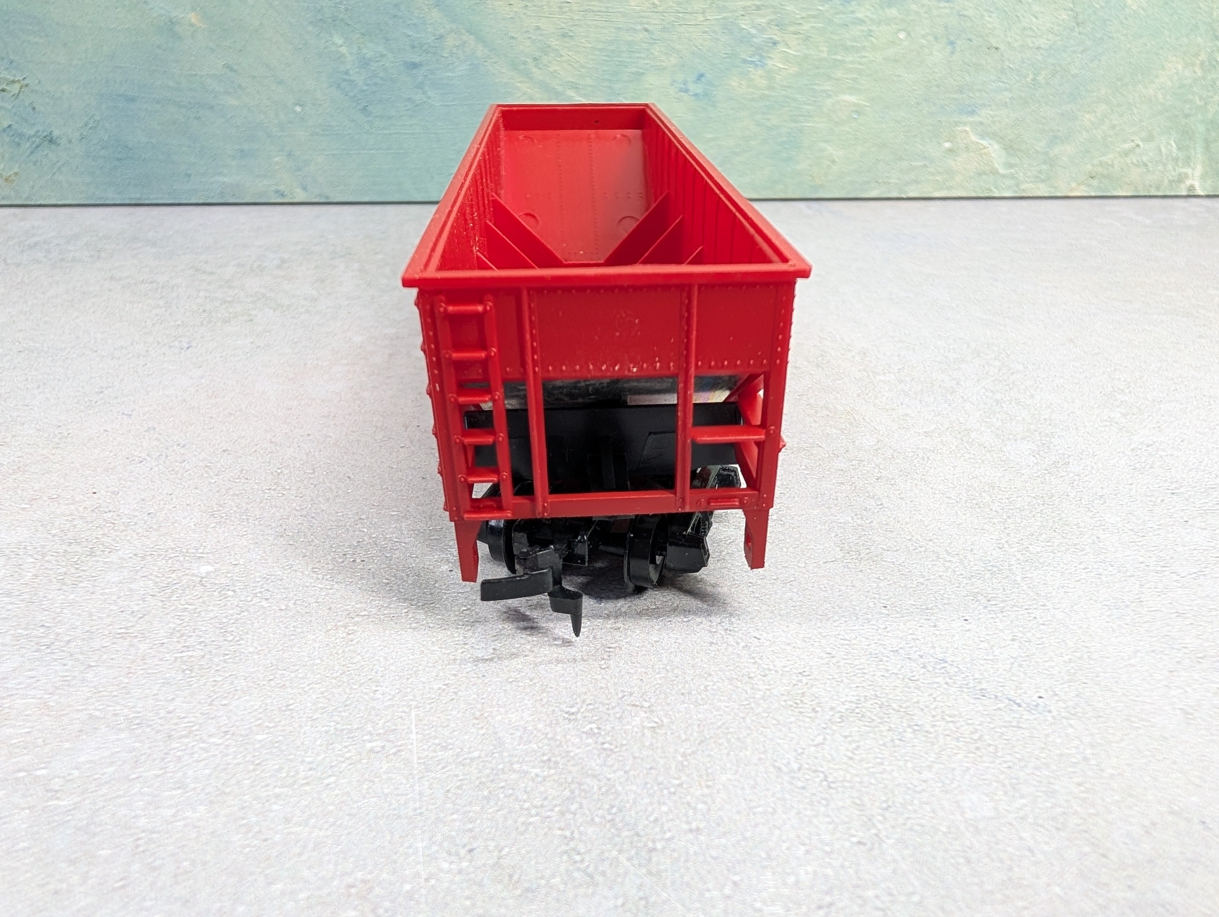 USED Tyco HO Scale Quad Hopper Burlington CB&Q #300747