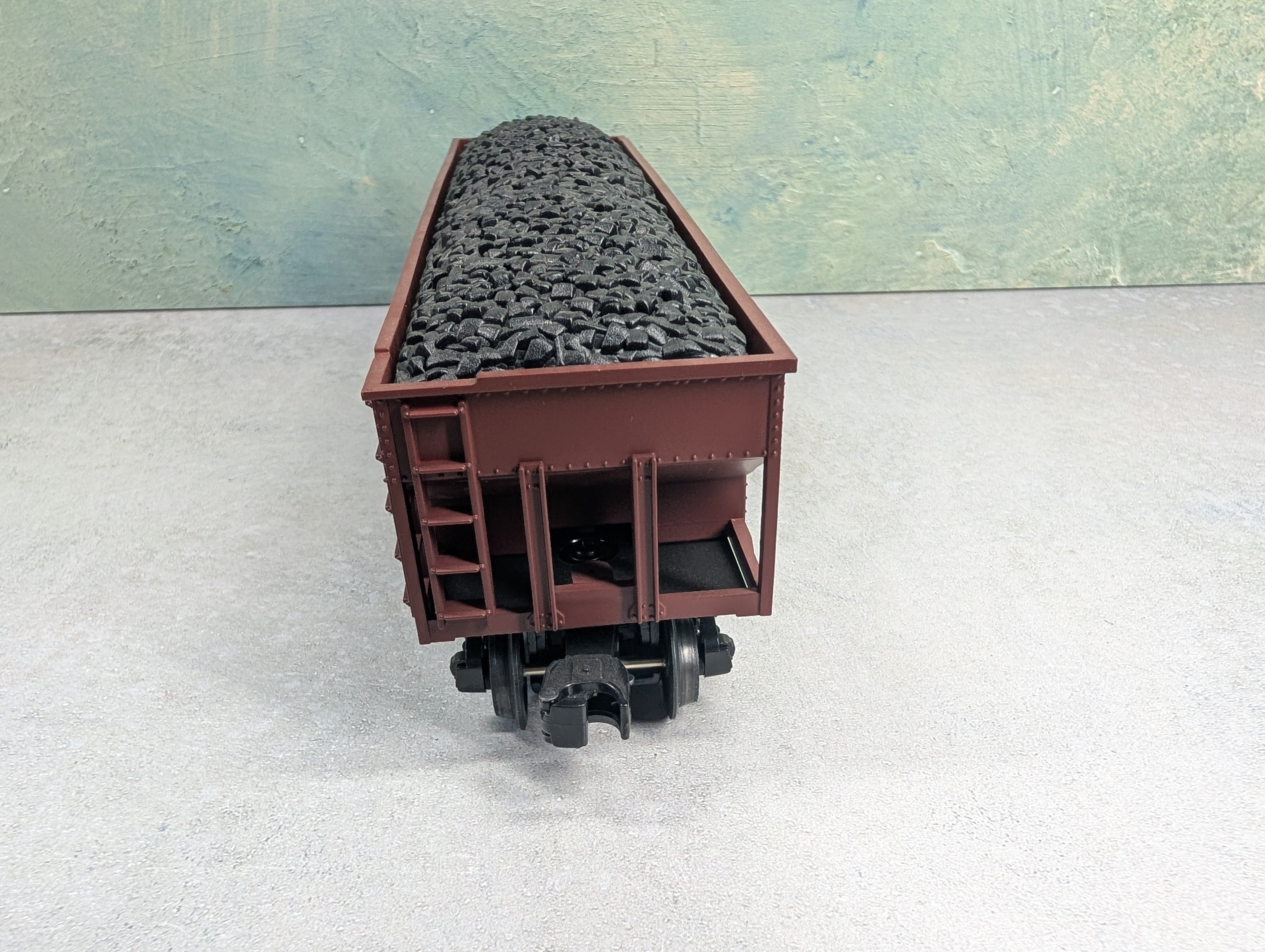 USED MTH Rail King 30-75187 O Hopper Car w/ Coal Load Pennsylvania #185205 Coal Service