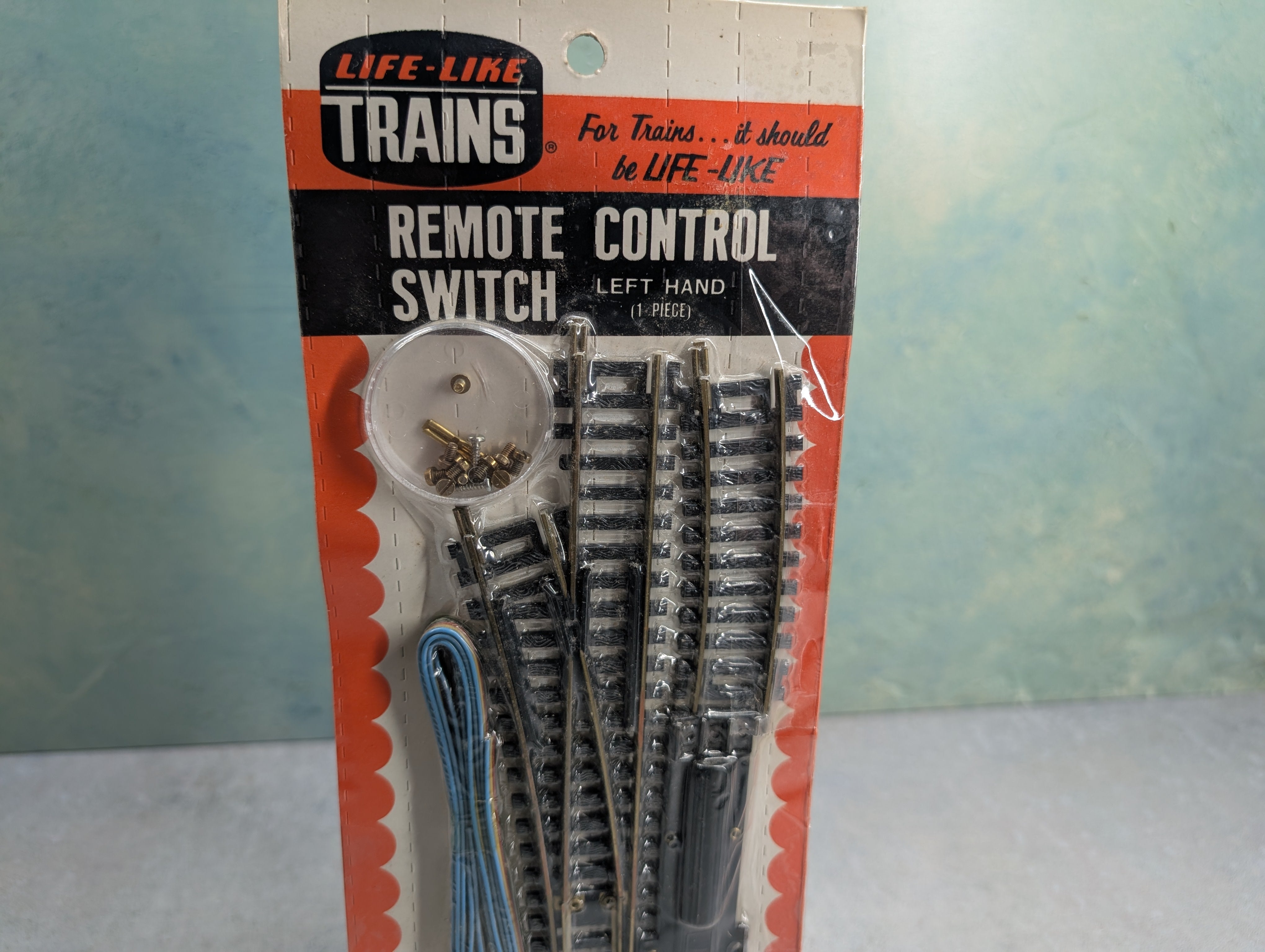 USED Life-Like T605 HO Scale Remote Switch Control Left Hand, Brass, Code 100