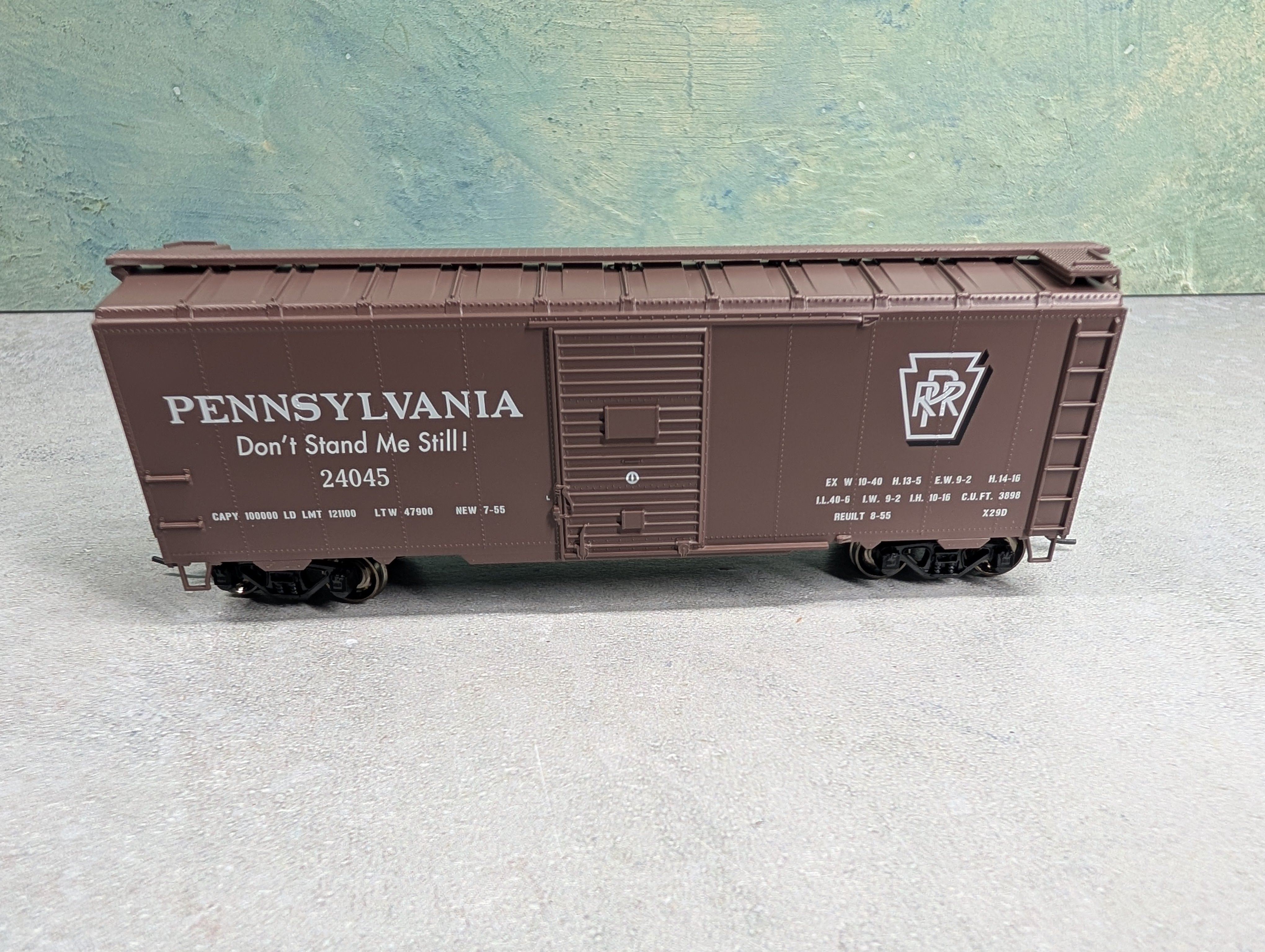 USED Athearn 70055 HO Scale 40' Youngstown Steel Door Box Car Pennsylvania #24045 Don't Stand Me Still!