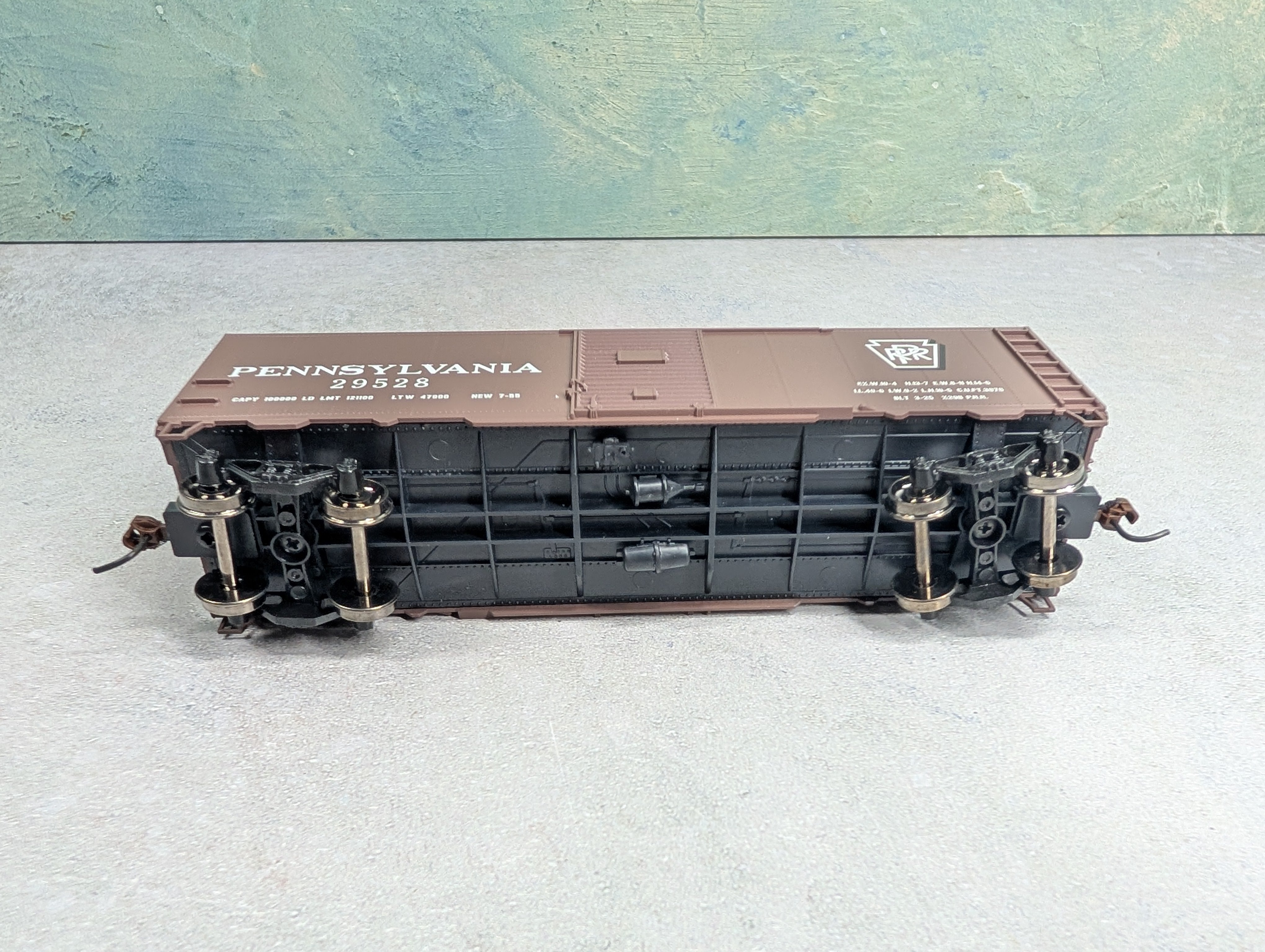 USED Athearn 70066 HO Scale 40' Youngstown Steel Door Box Car Pennsylvania #29528