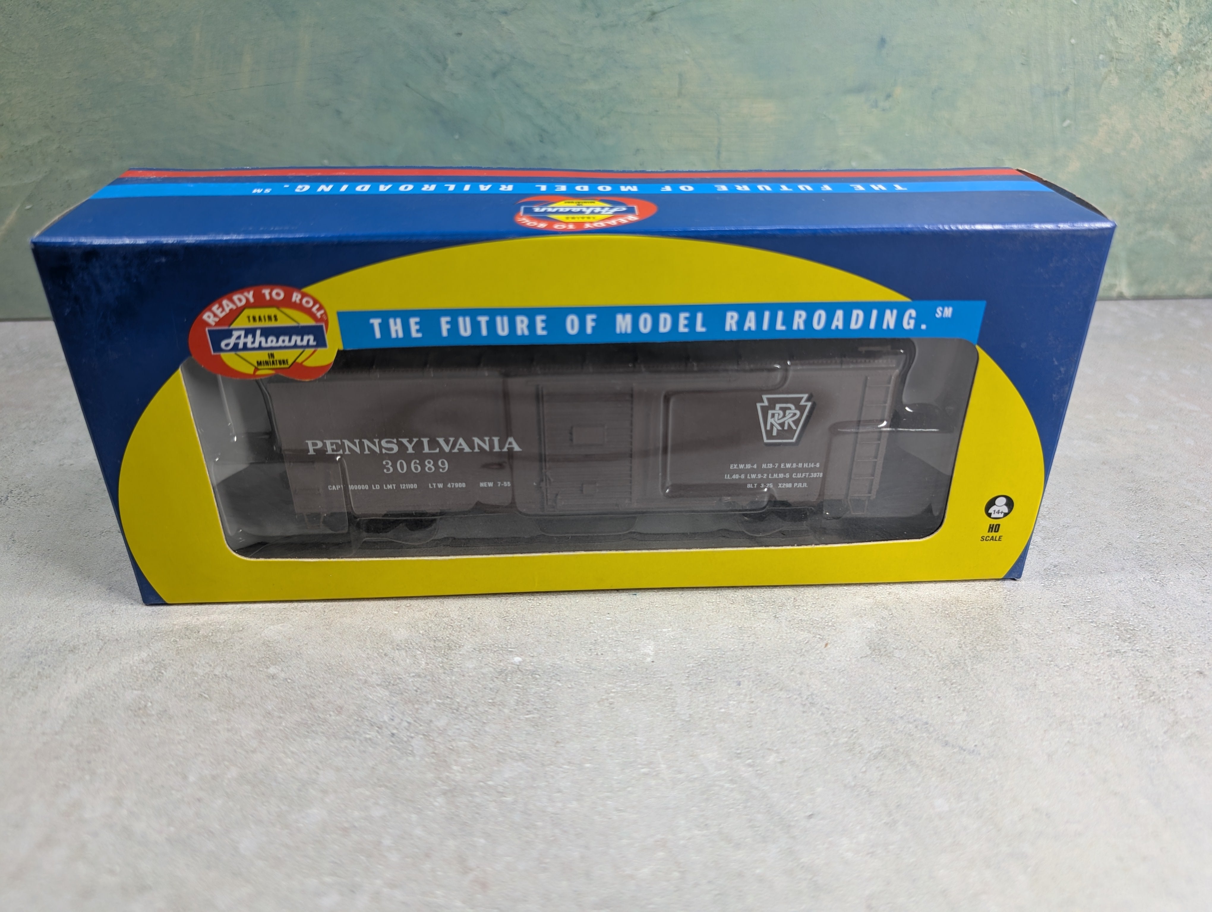 USED Athearn 70067 HO Scale 40' Youngstown Steel Door Box Car Pennsylvania #30689