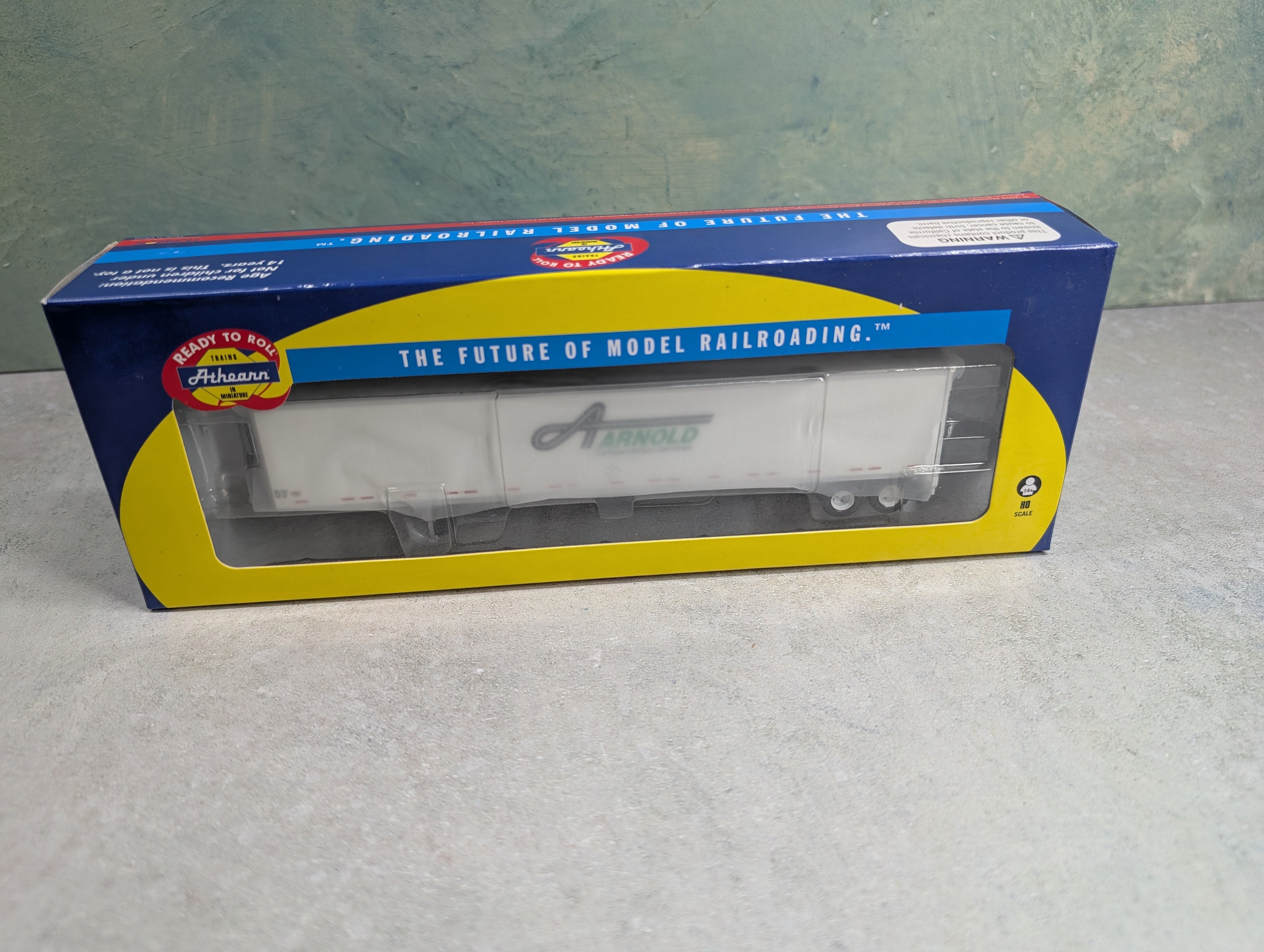 USED Athearn 29806 HO Scale 53' Duraplate Trailer Arnold #601169