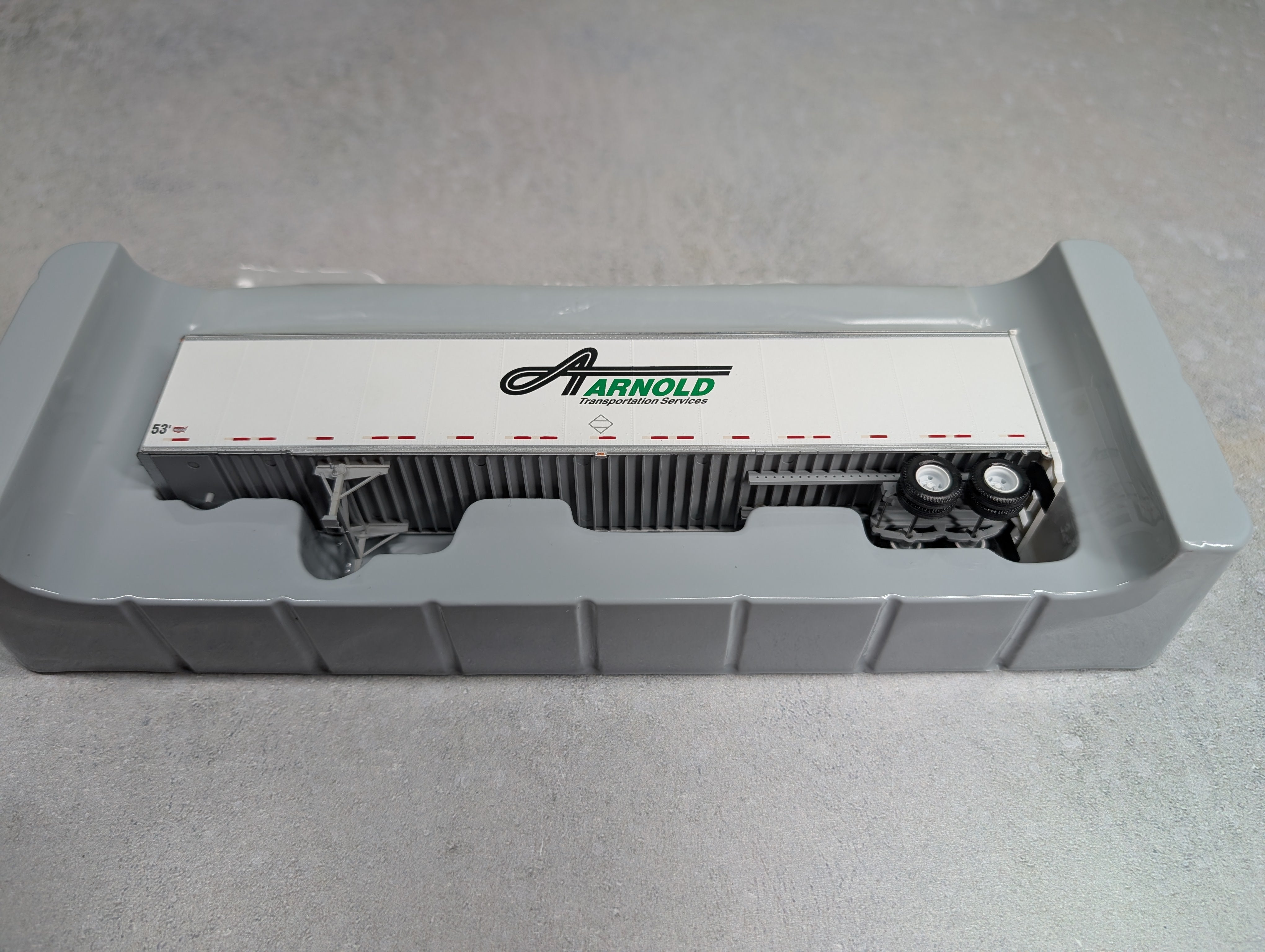 USED Athearn 29806 HO Scale 53' Duraplate Trailer Arnold #601169