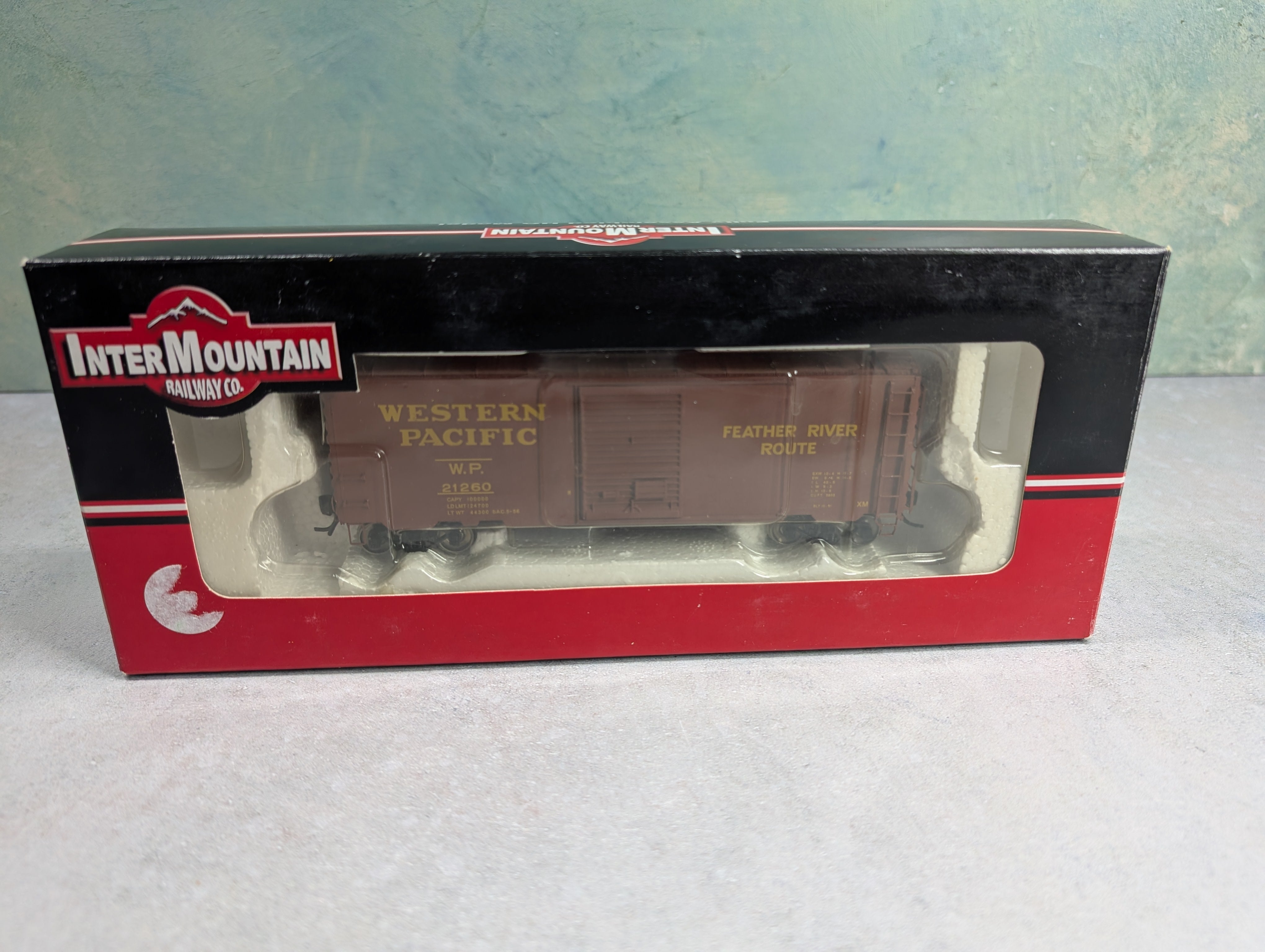 USED Intermountain #45476-03 HO Scale PS-1 40' Box Car Western Pacific WP #21260