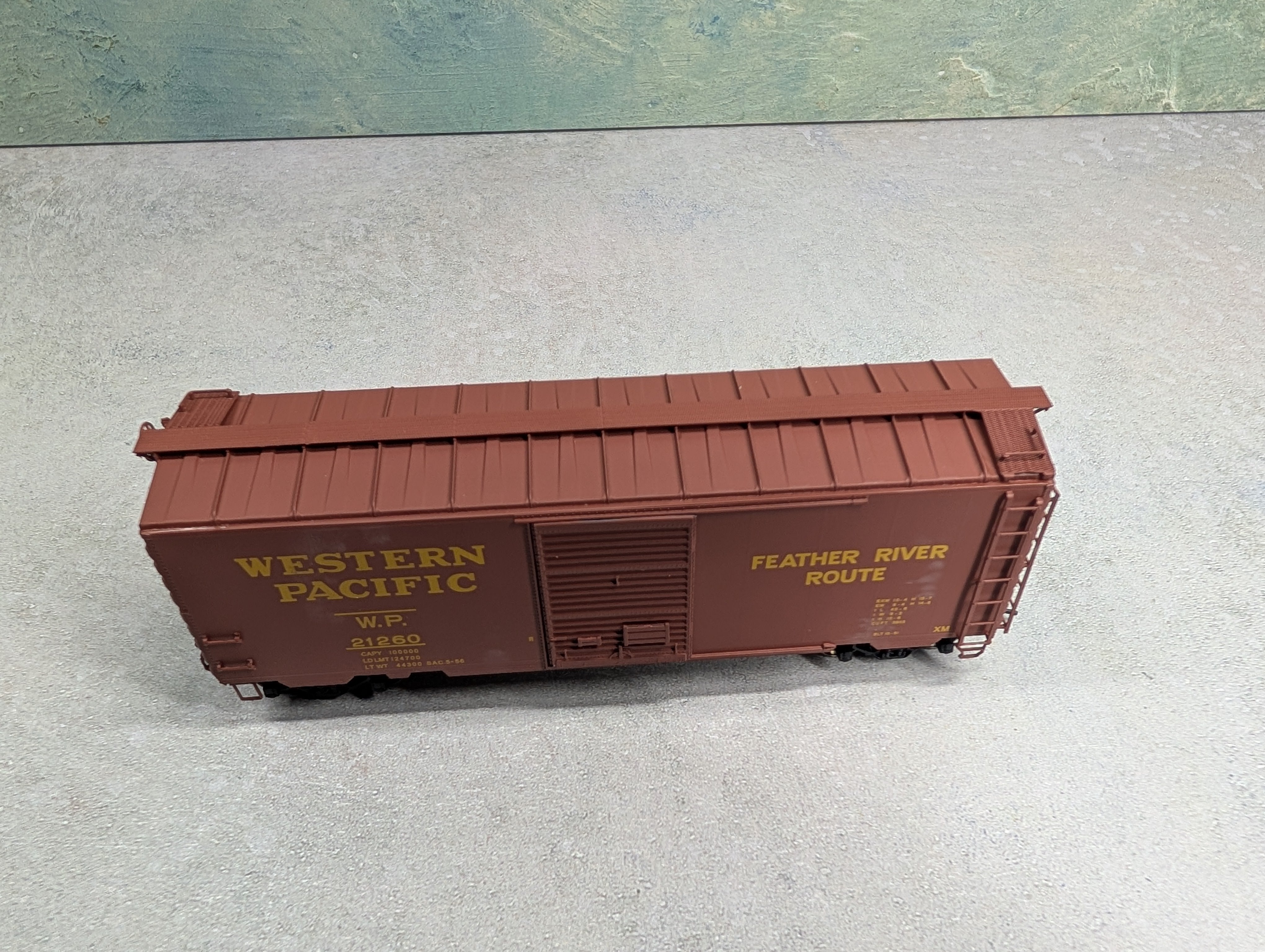 USED Intermountain #45476-03 HO Scale PS-1 40' Box Car Western Pacific WP #21260