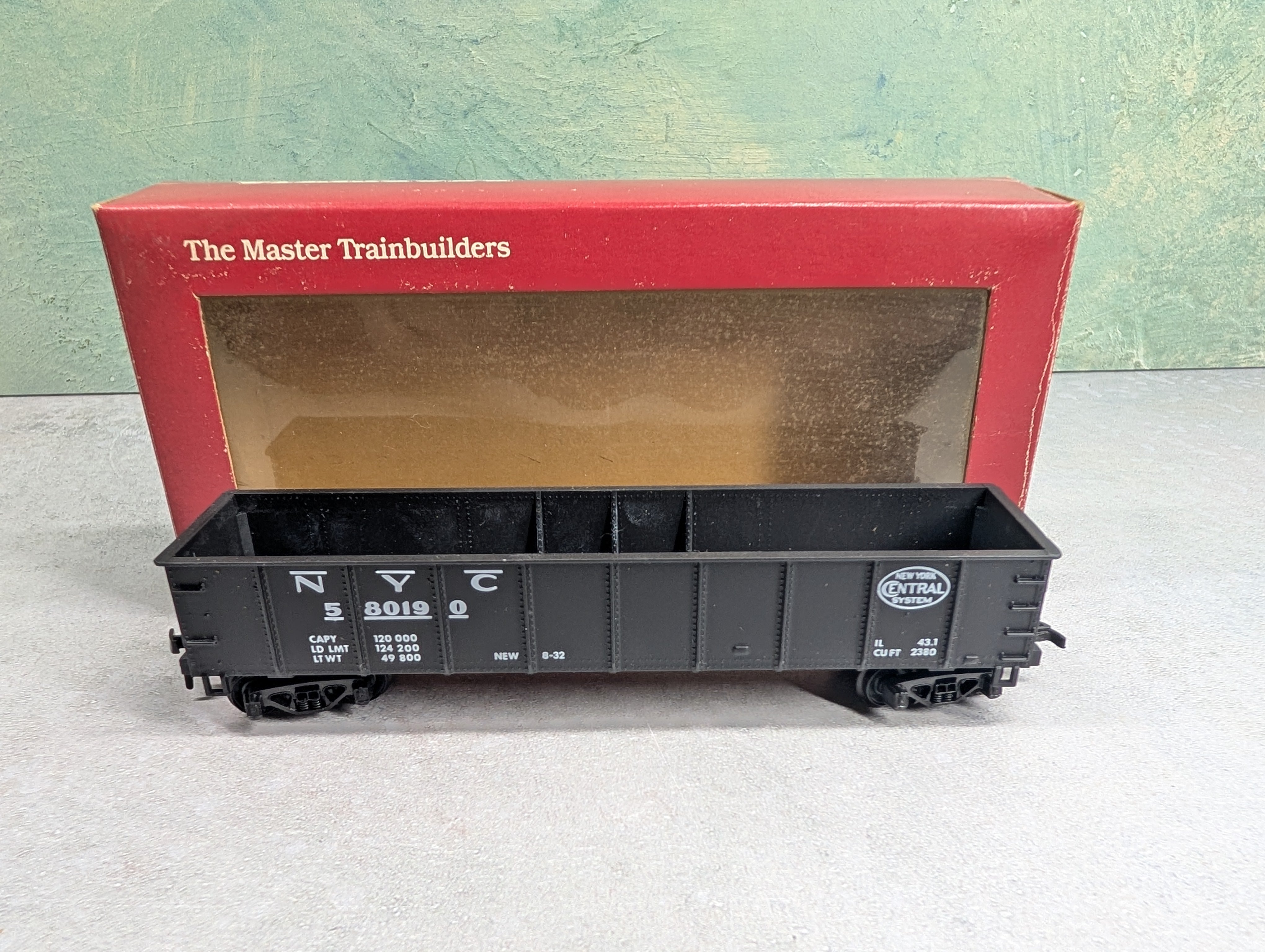 USED Mantua #731-022 HO Scale Heavy Gondola New York Central NYC #580190