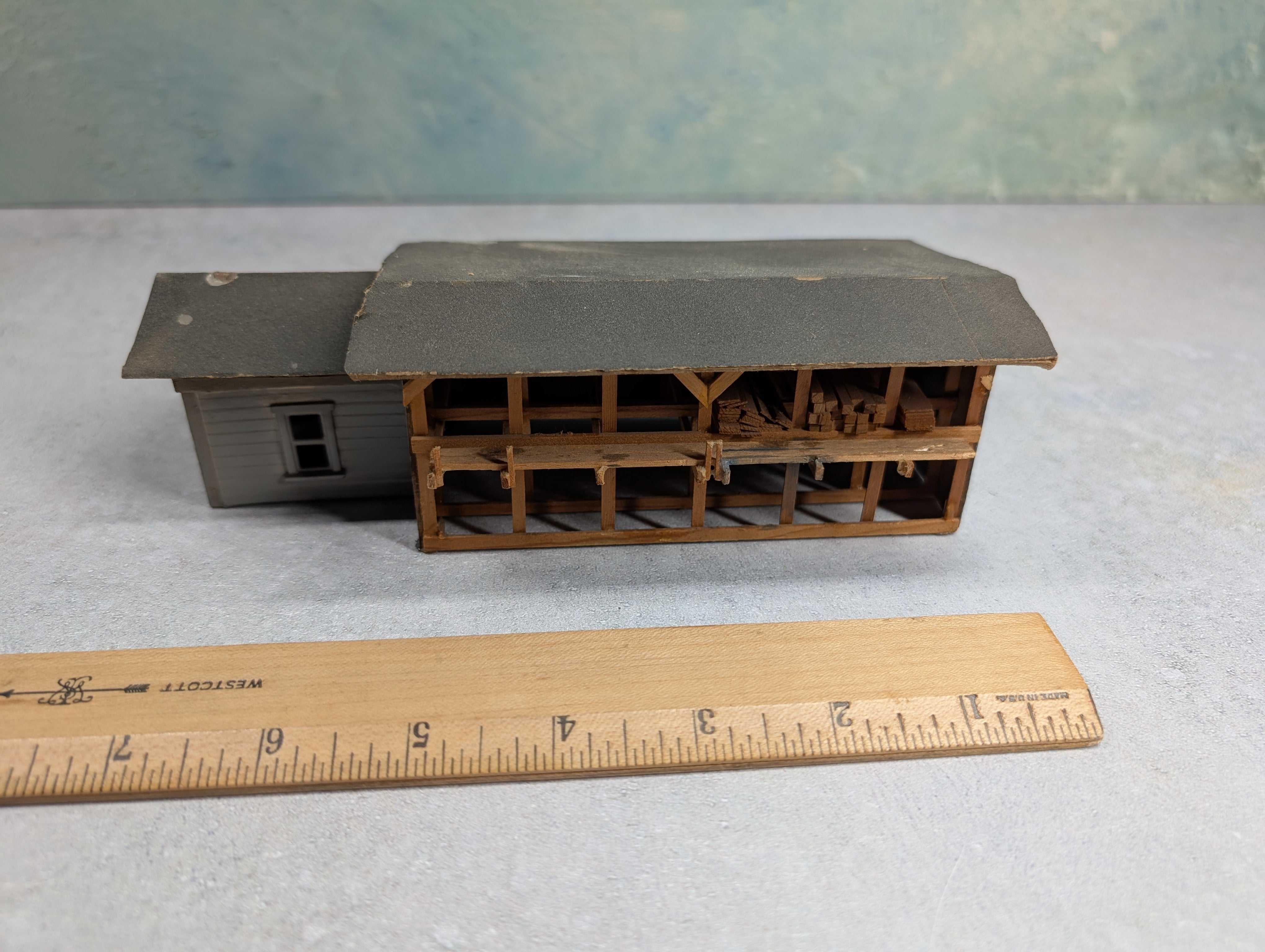 USED HO Scale Valley Lumber Co, Scratch Built, Lumber