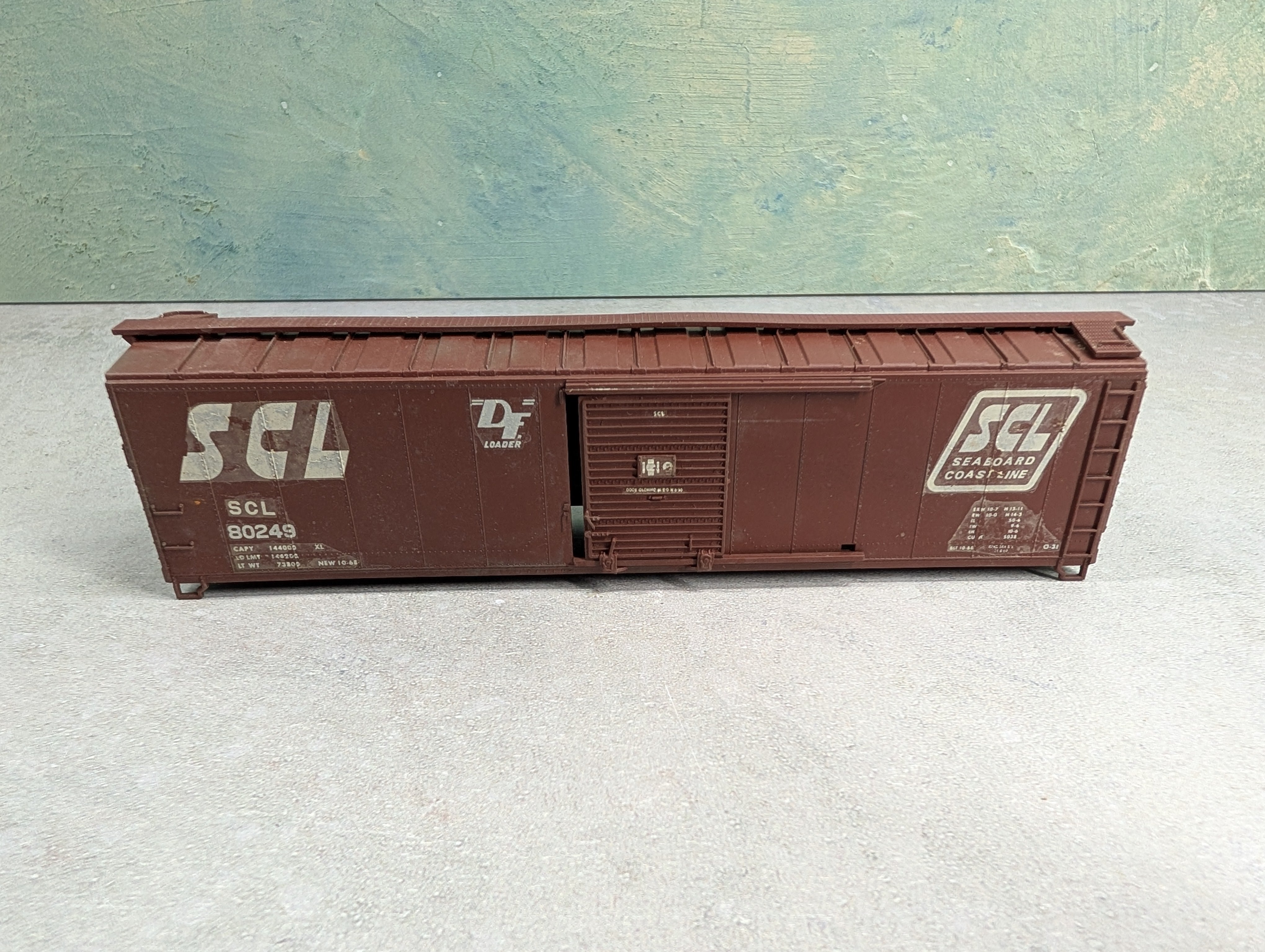 USED Athearn HO Scale 50' Box Car Seaboard Coast Line SCL #80249 Decal