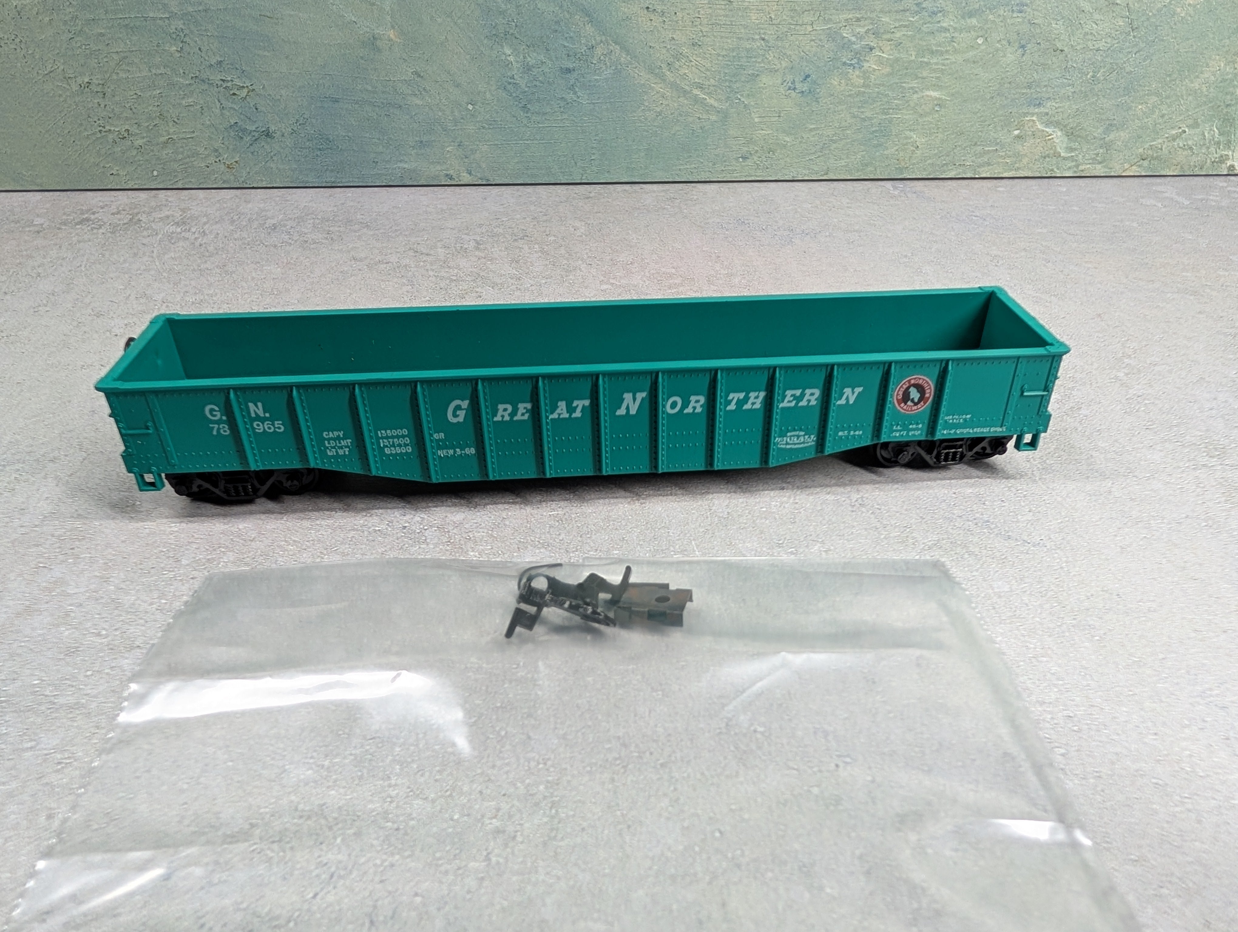 USED Athearn HO Scale 50' Gondola Great Northern GN #78965