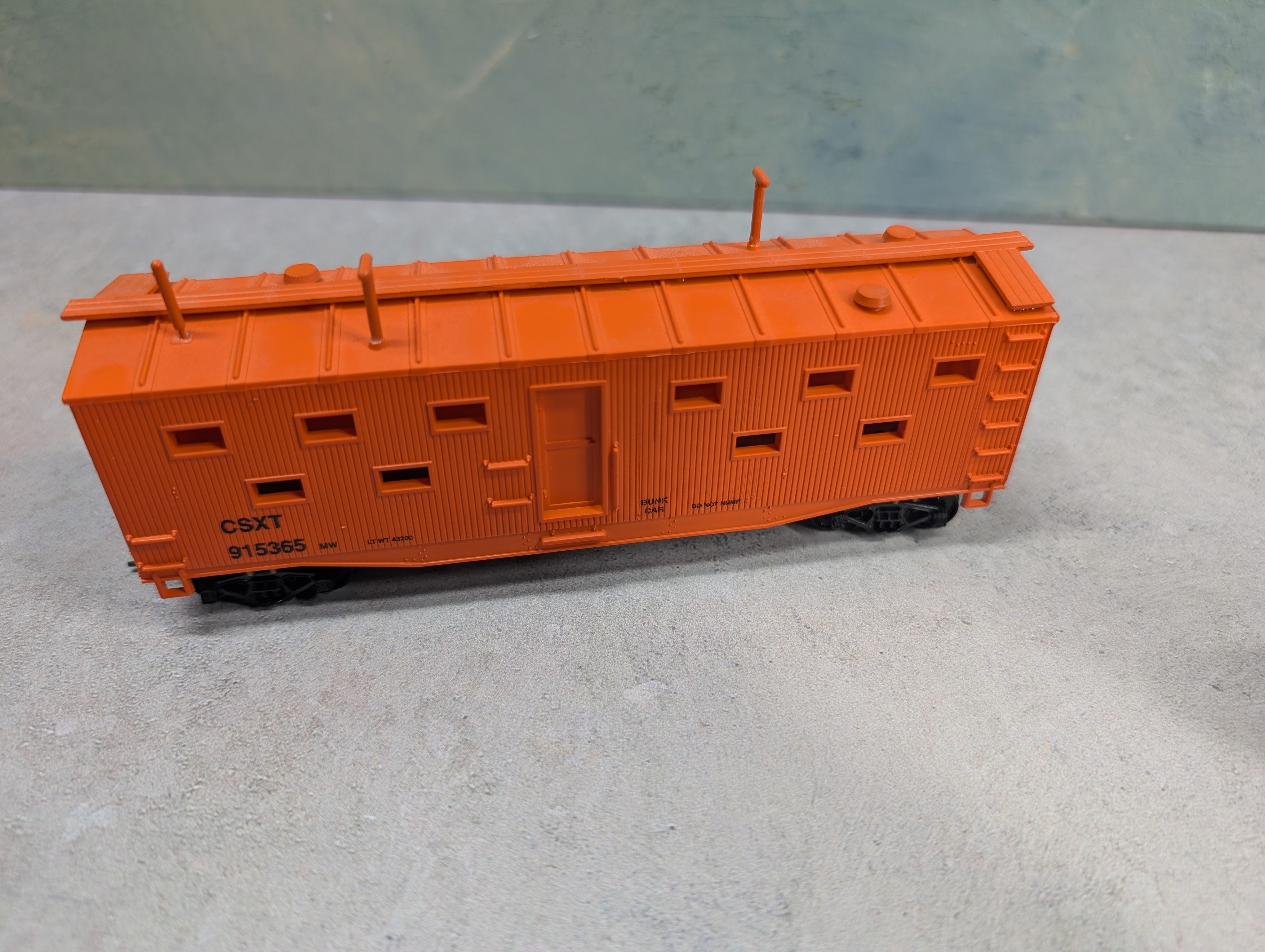 USED Walthers 932-915 HO Scale Orange MOW Work Train #1 CSX CSXT (6 pcs)