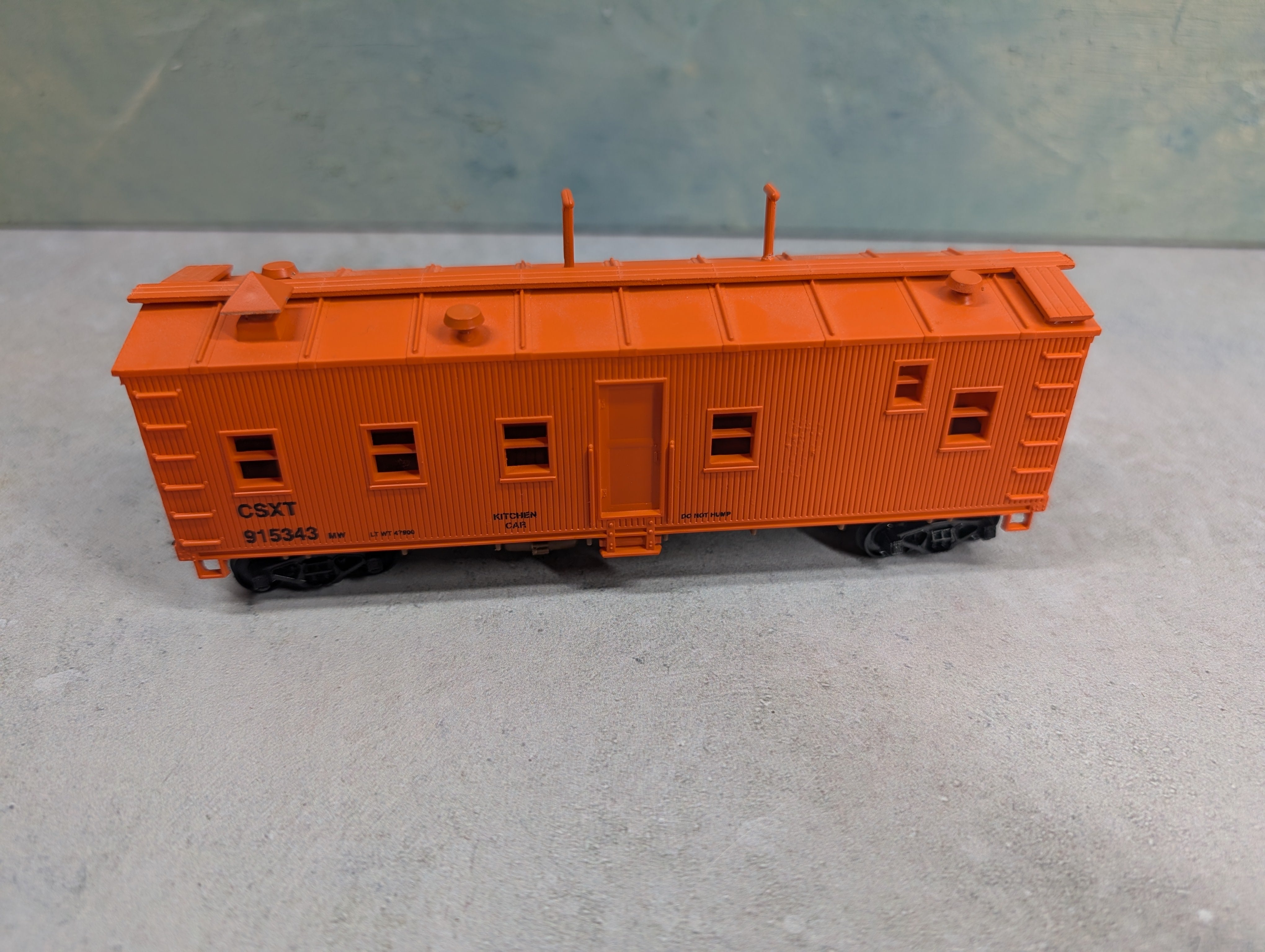 USED Walthers 932-915 HO Scale Orange MOW Work Train #1 CSX CSXT (6 pcs)