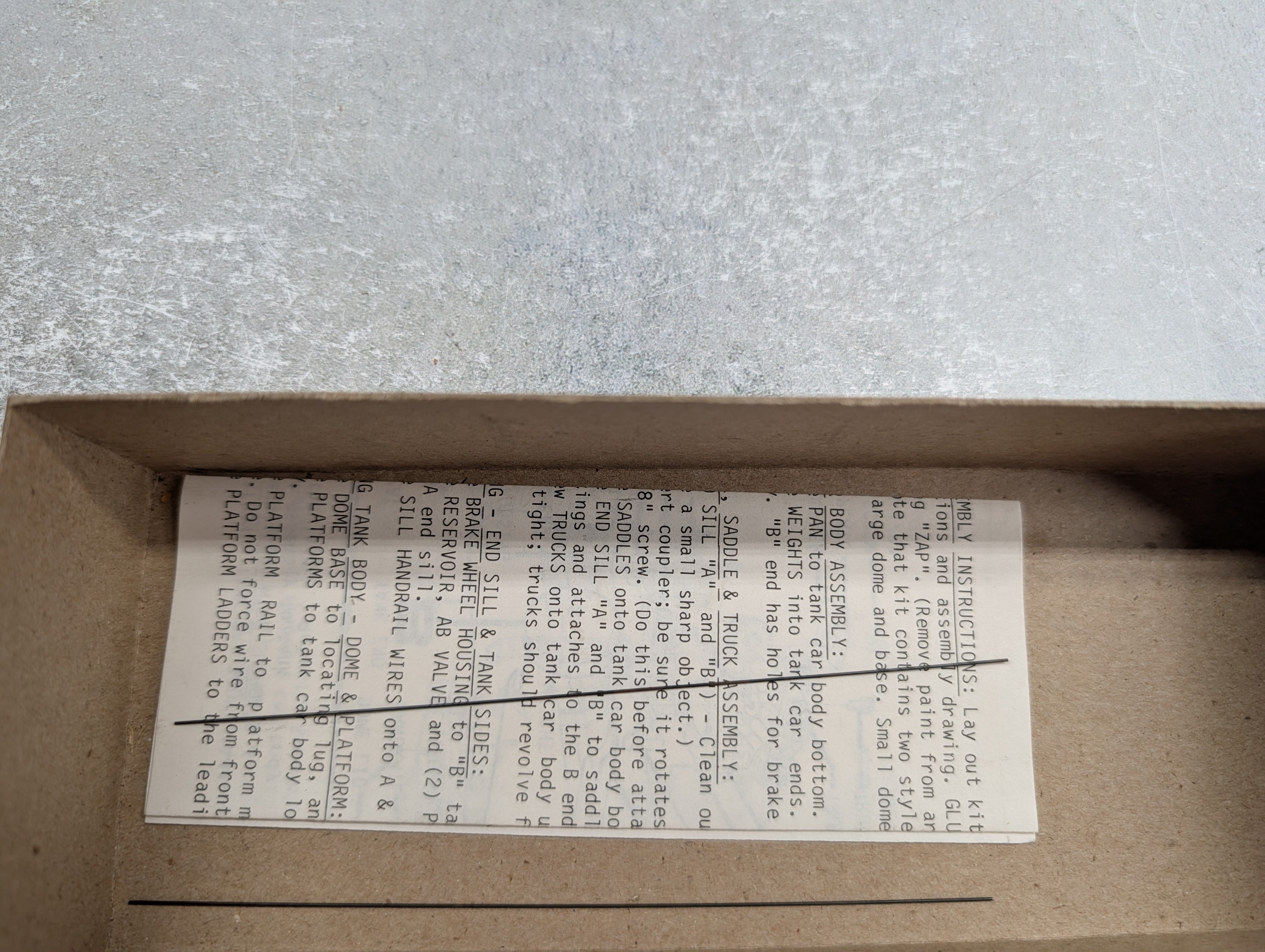 USED Roundhouse 3249 HO Scale 50' Tank Car ADM UTLX #72434 Corn Sweeteners KIT