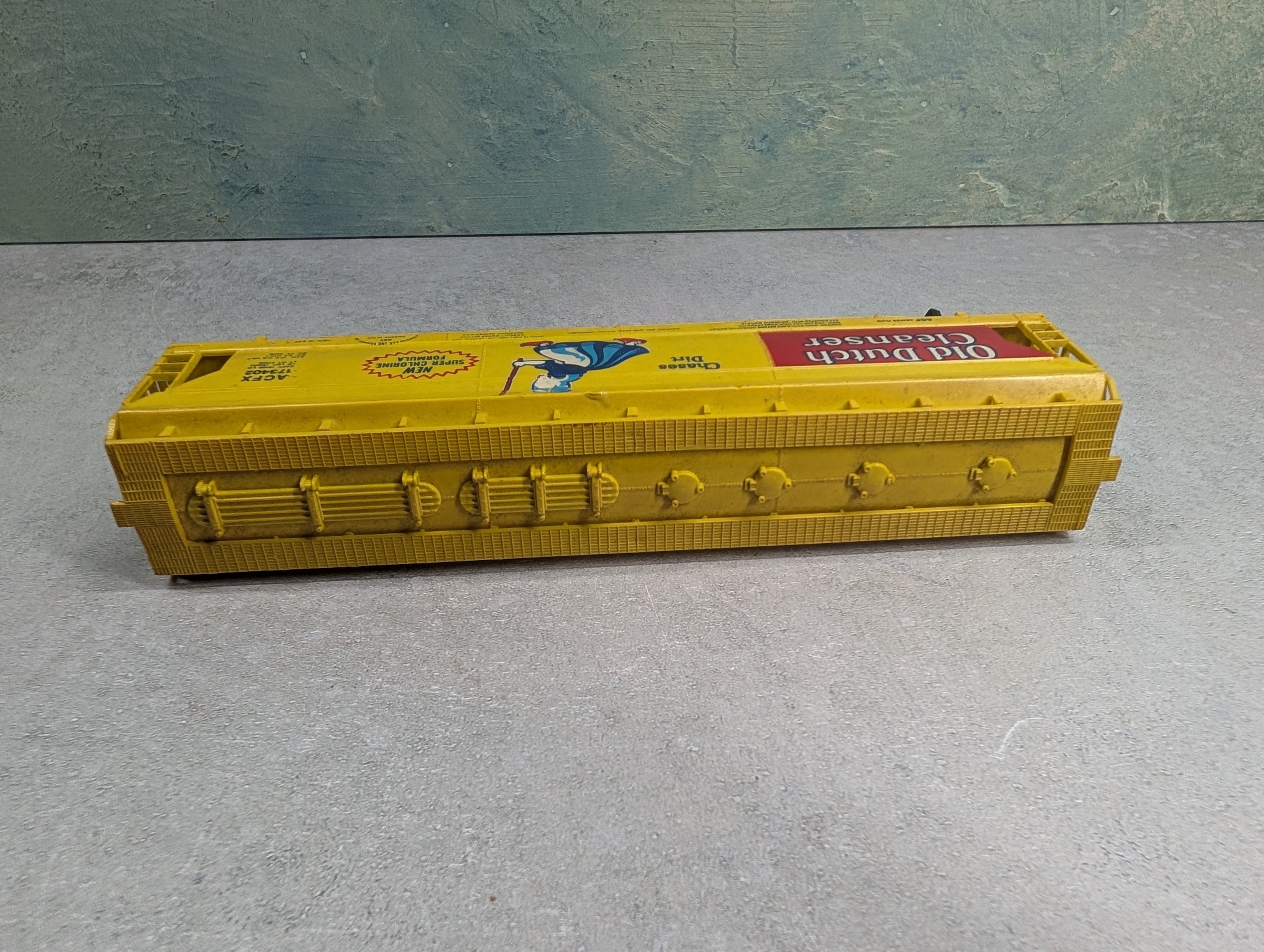 USED Tyco HO Scale 4 Bay ACF Covered Hopper Old Dutch Cleanser ACFX #173402