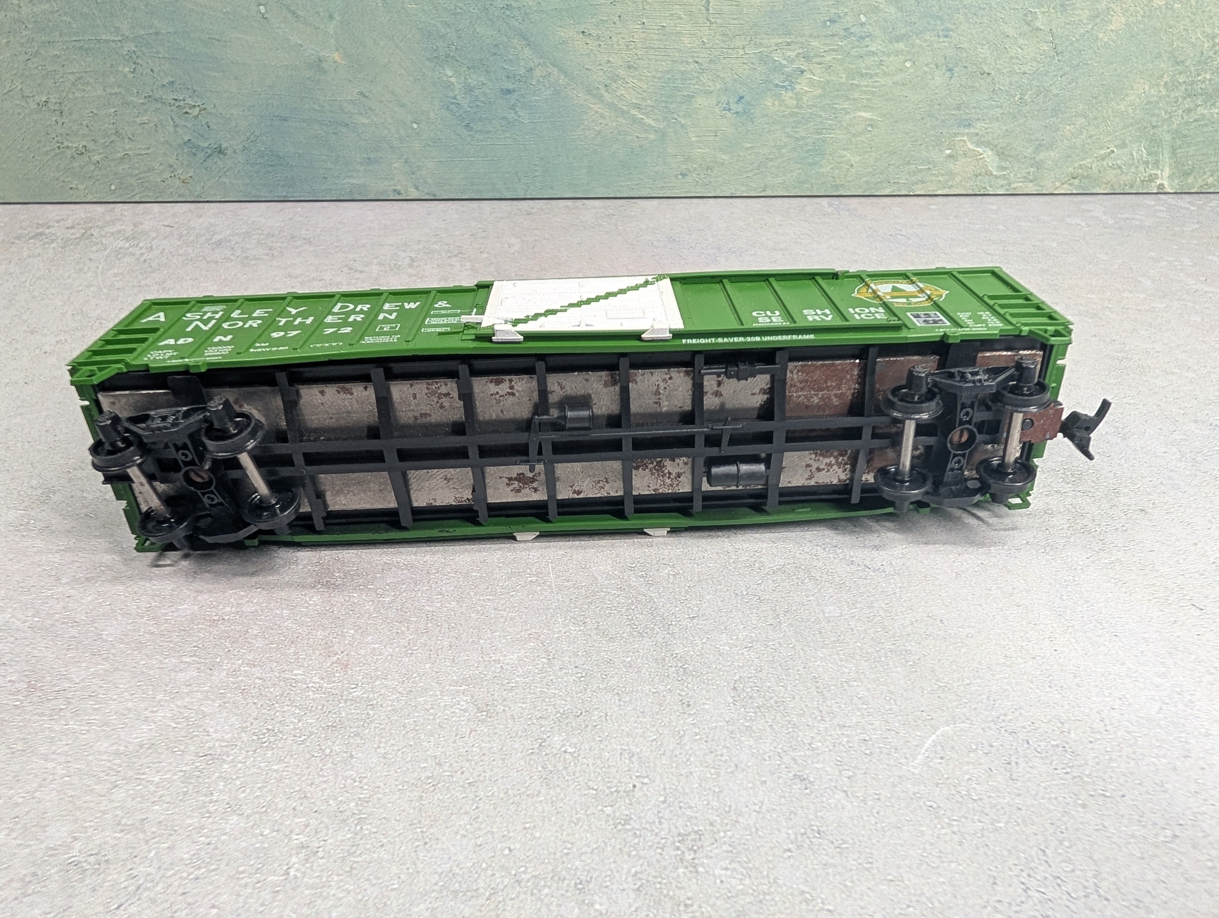 USED Athearn HO Scale 50' Railbox Box Car Ashley Drew & Northern ADN #9792