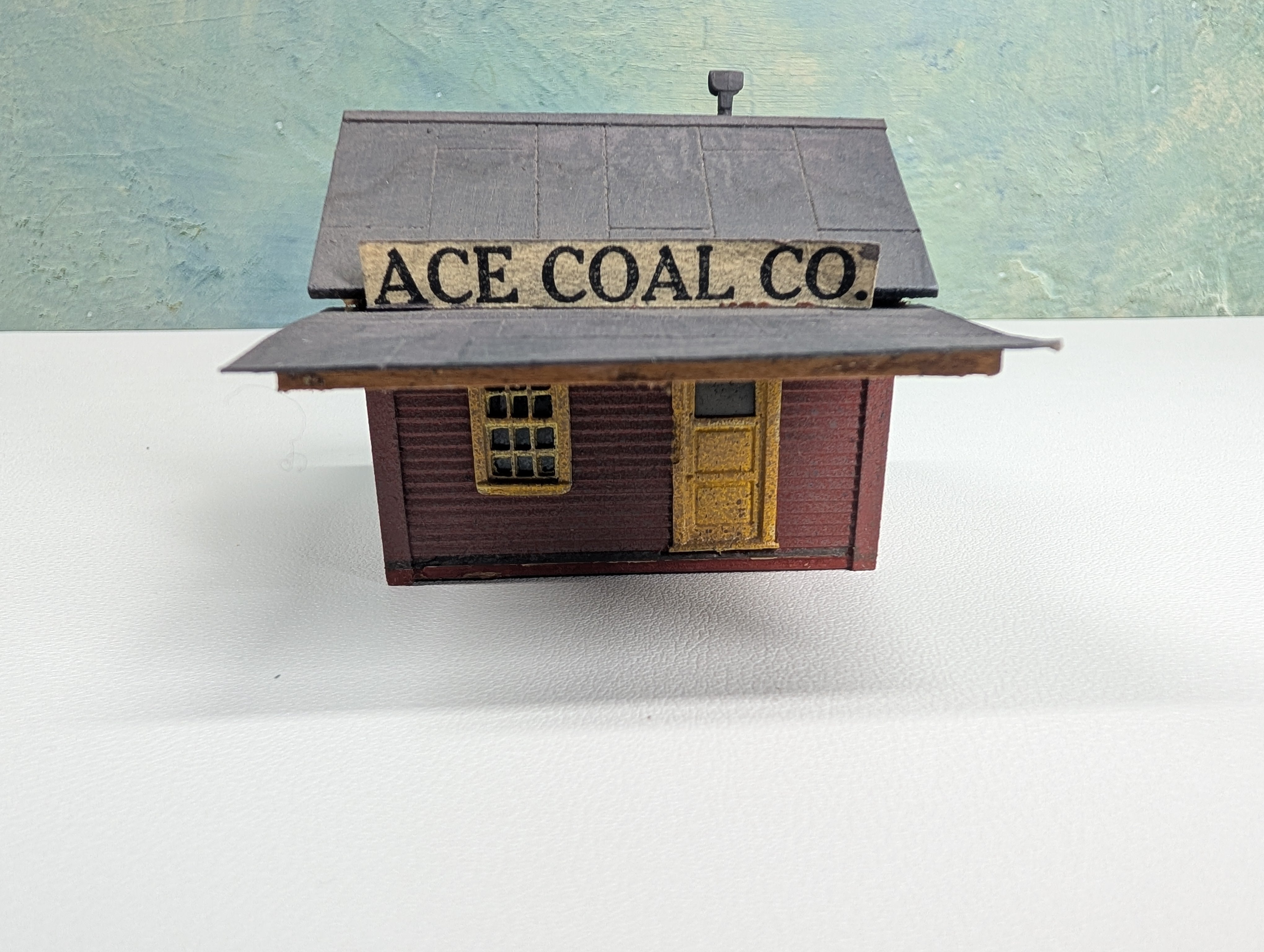 USED HO Scale Ace Coal Co, Scratch Built Building