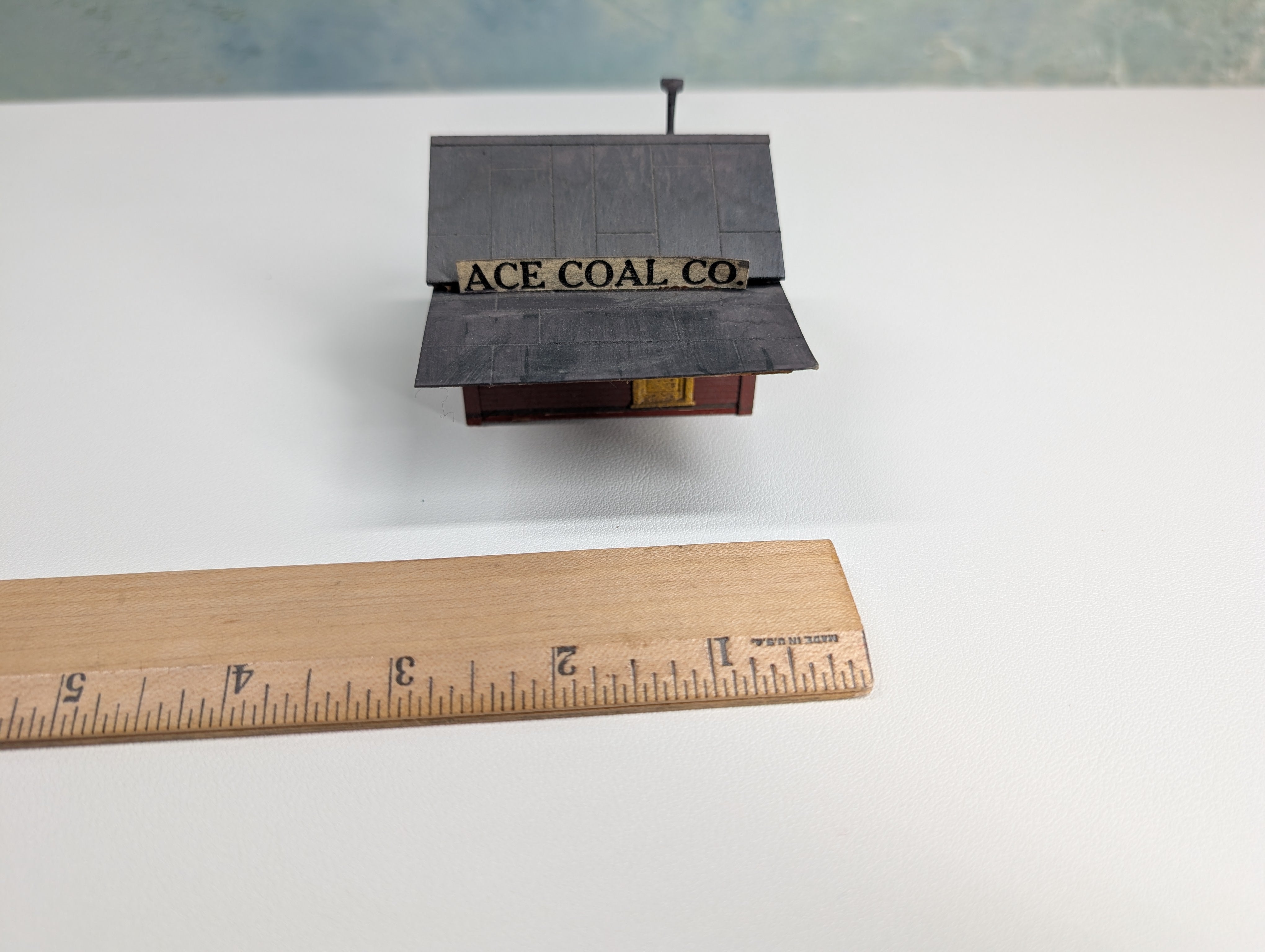 USED HO Scale Ace Coal Co, Scratch Built Building