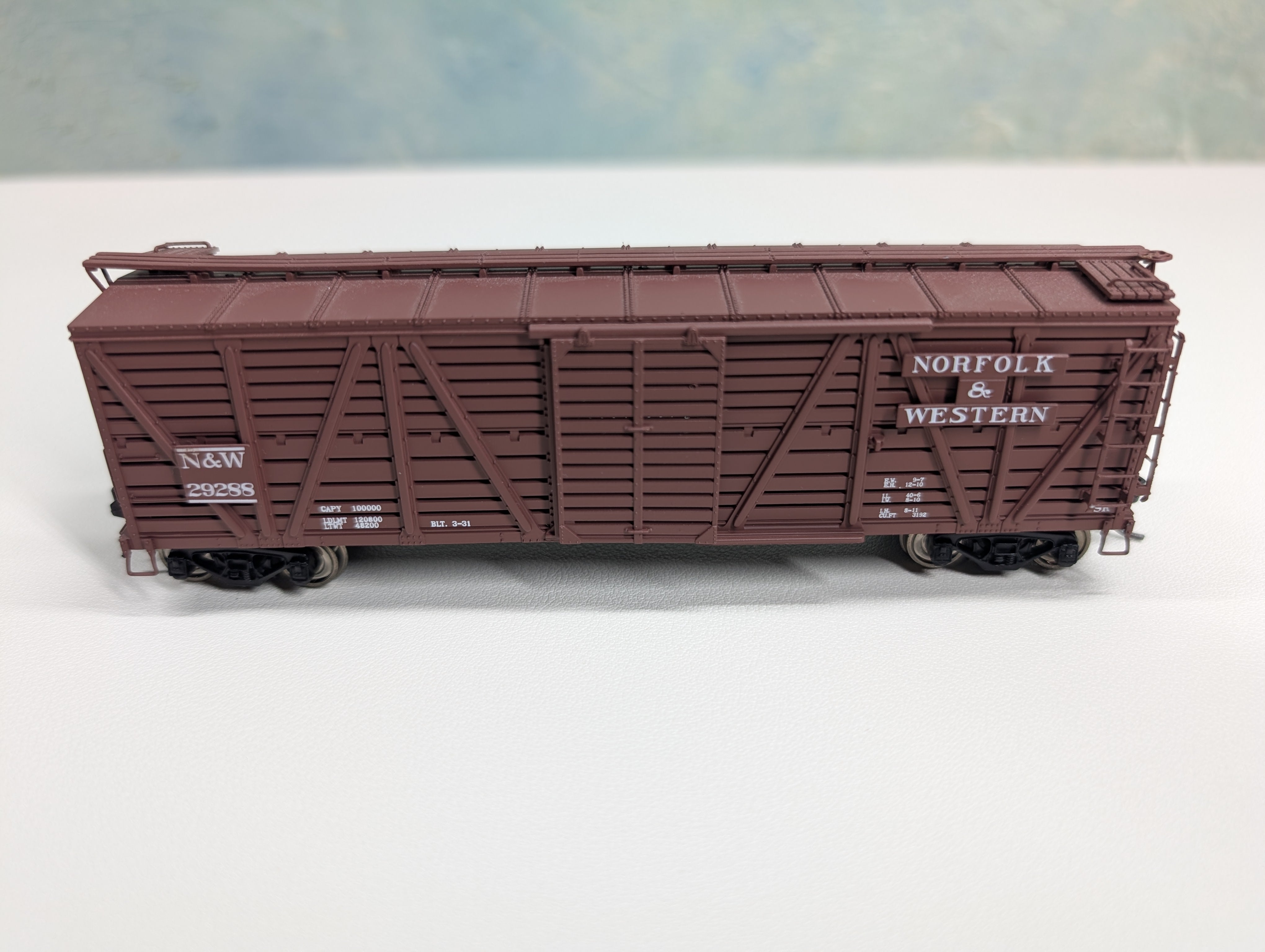 USED Broadway Limited 851 HO Scale Stock Car Norfolk & Western N&W #29288
