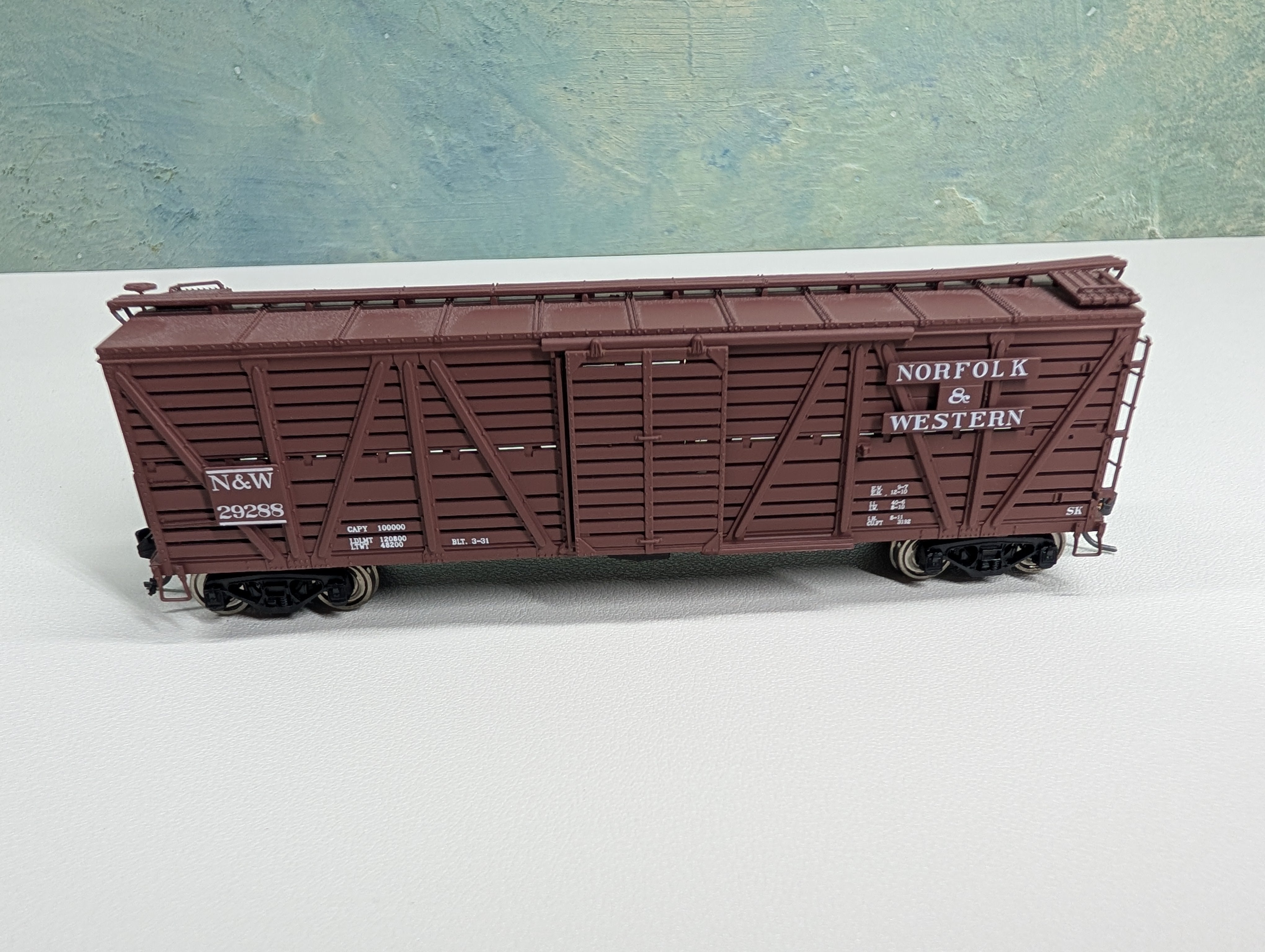 USED Broadway Limited 851 HO Scale Stock Car Norfolk & Western N&W #29288