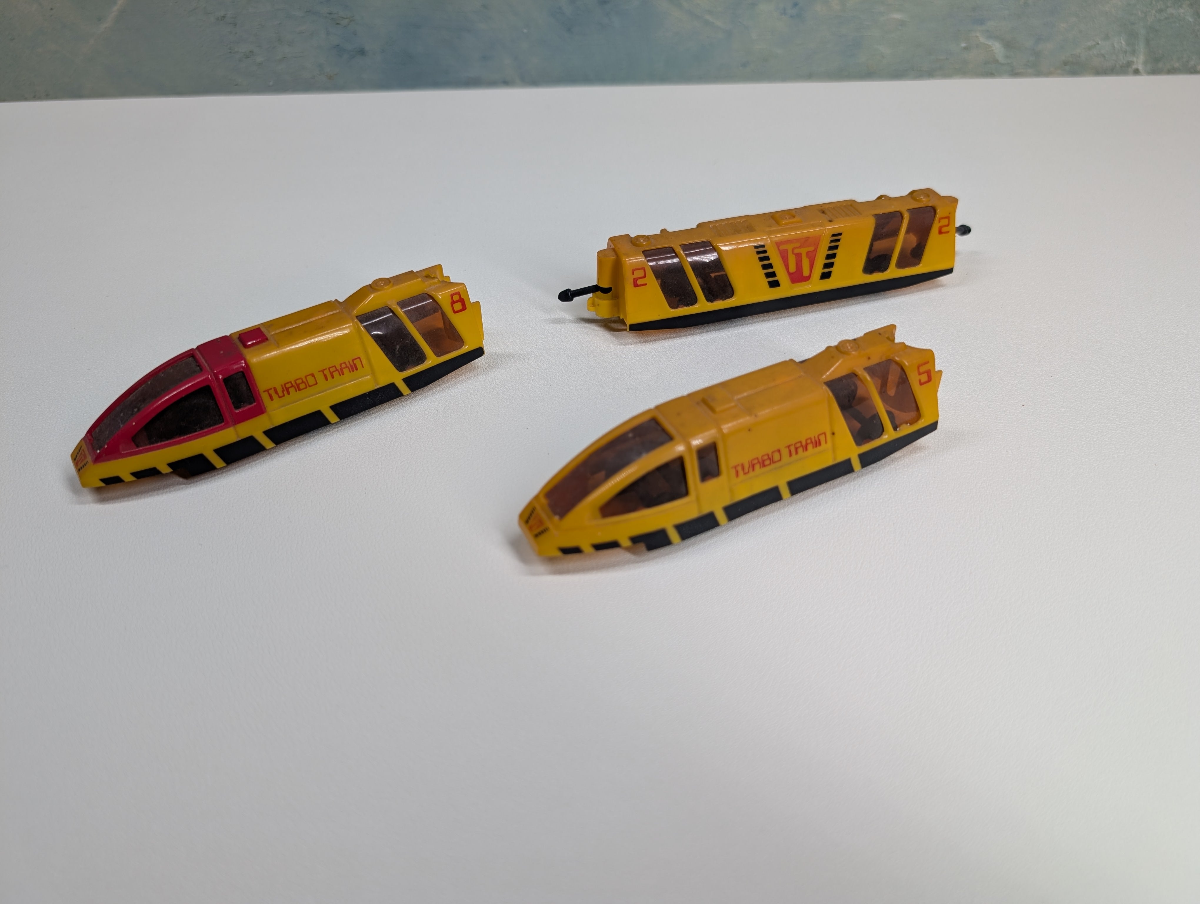 USED Tyco Untested Slot Car Yellow Turbo Train