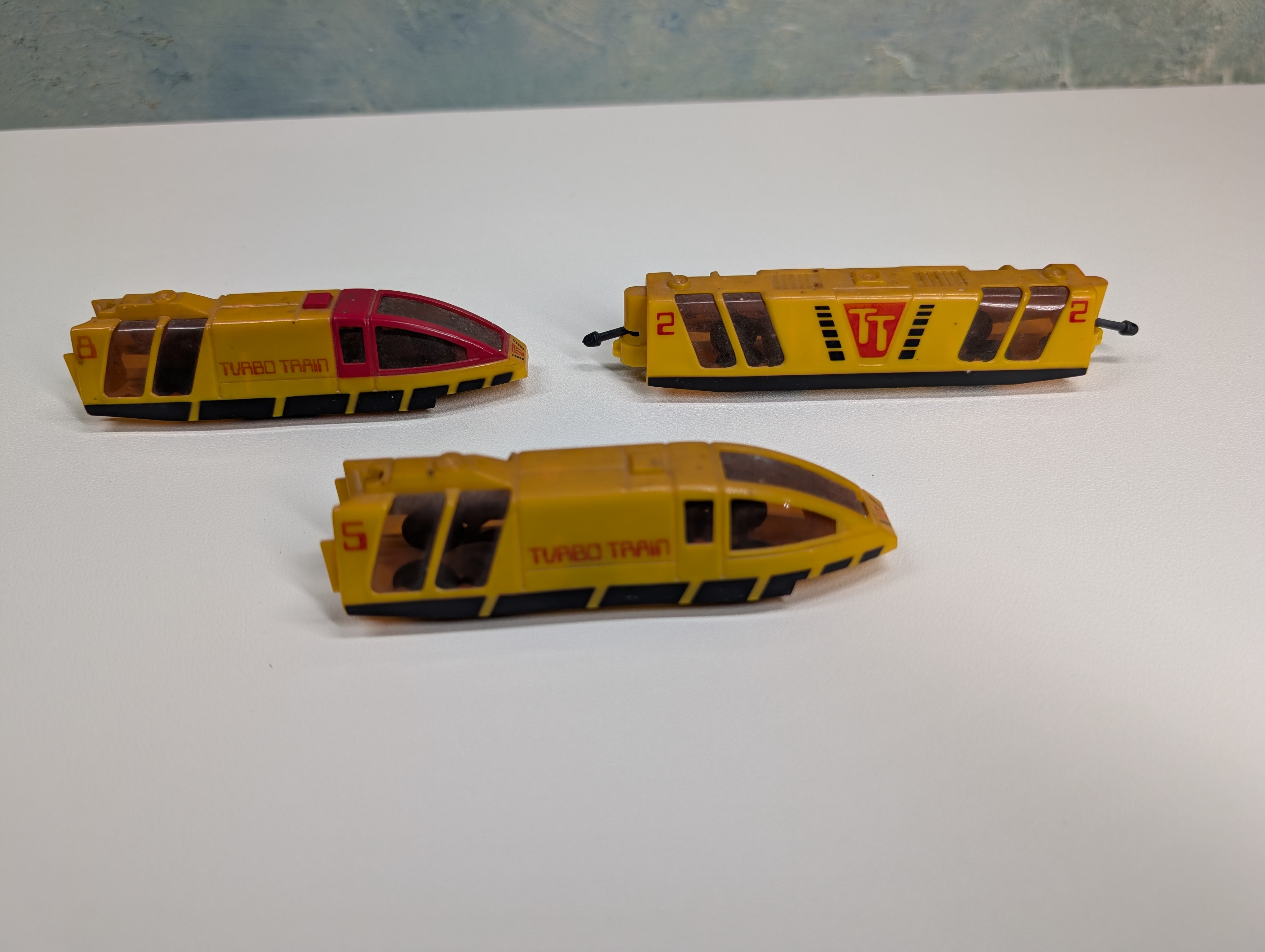 USED Tyco Untested Slot Car Yellow Turbo Train