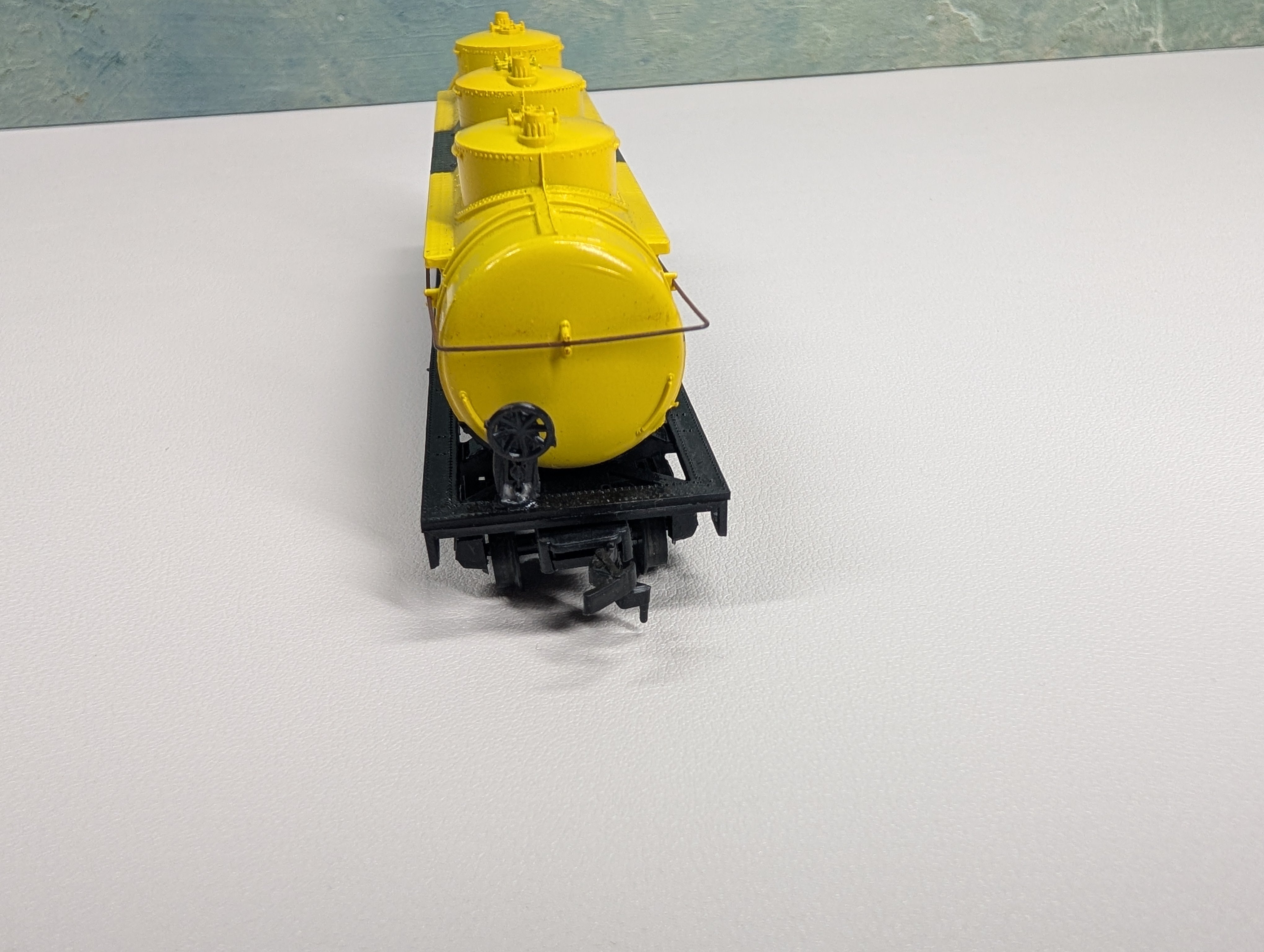 USED Bachmann HO Scale Triple Dome Tank Car Penn Salt GATX #67925