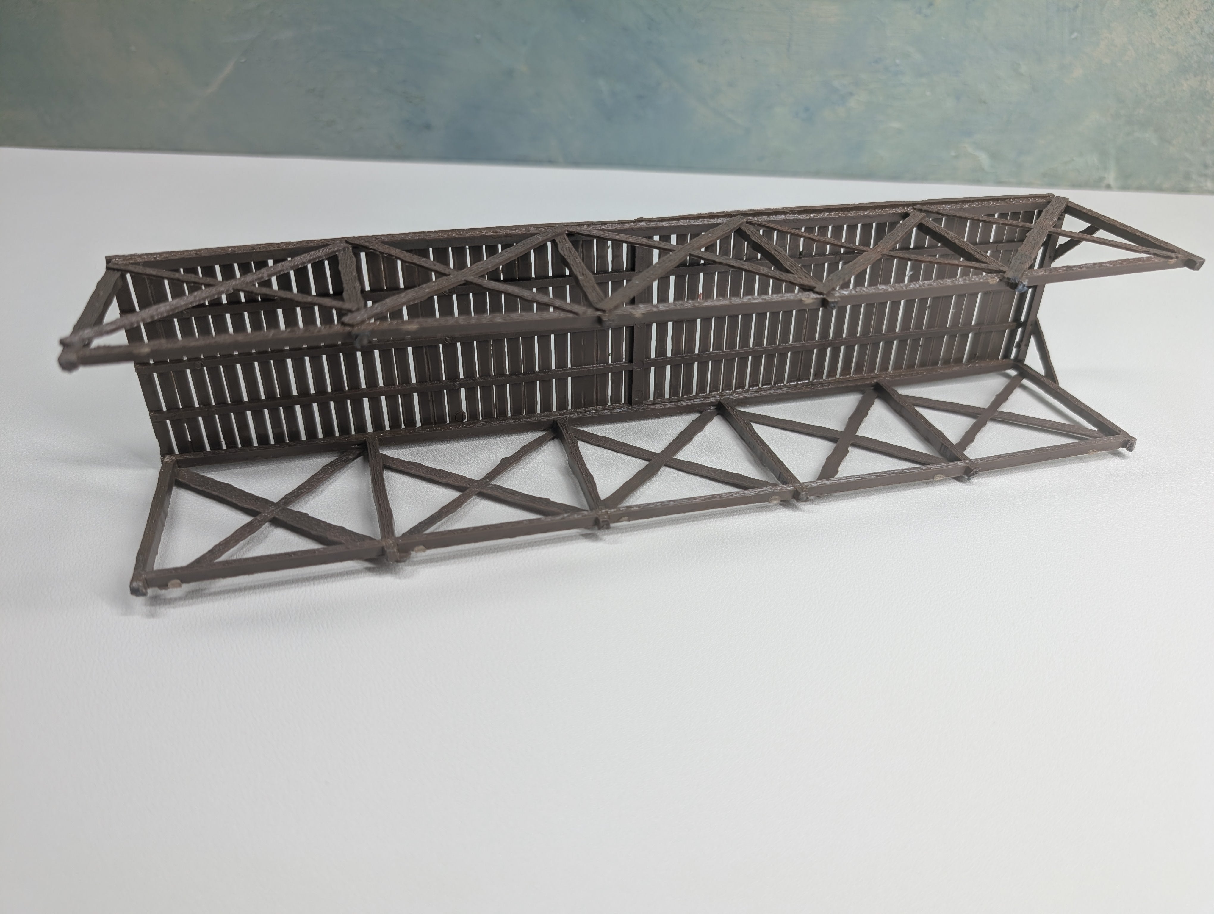 USED HO Scale Wooden Platform or Walkway Bridge 0