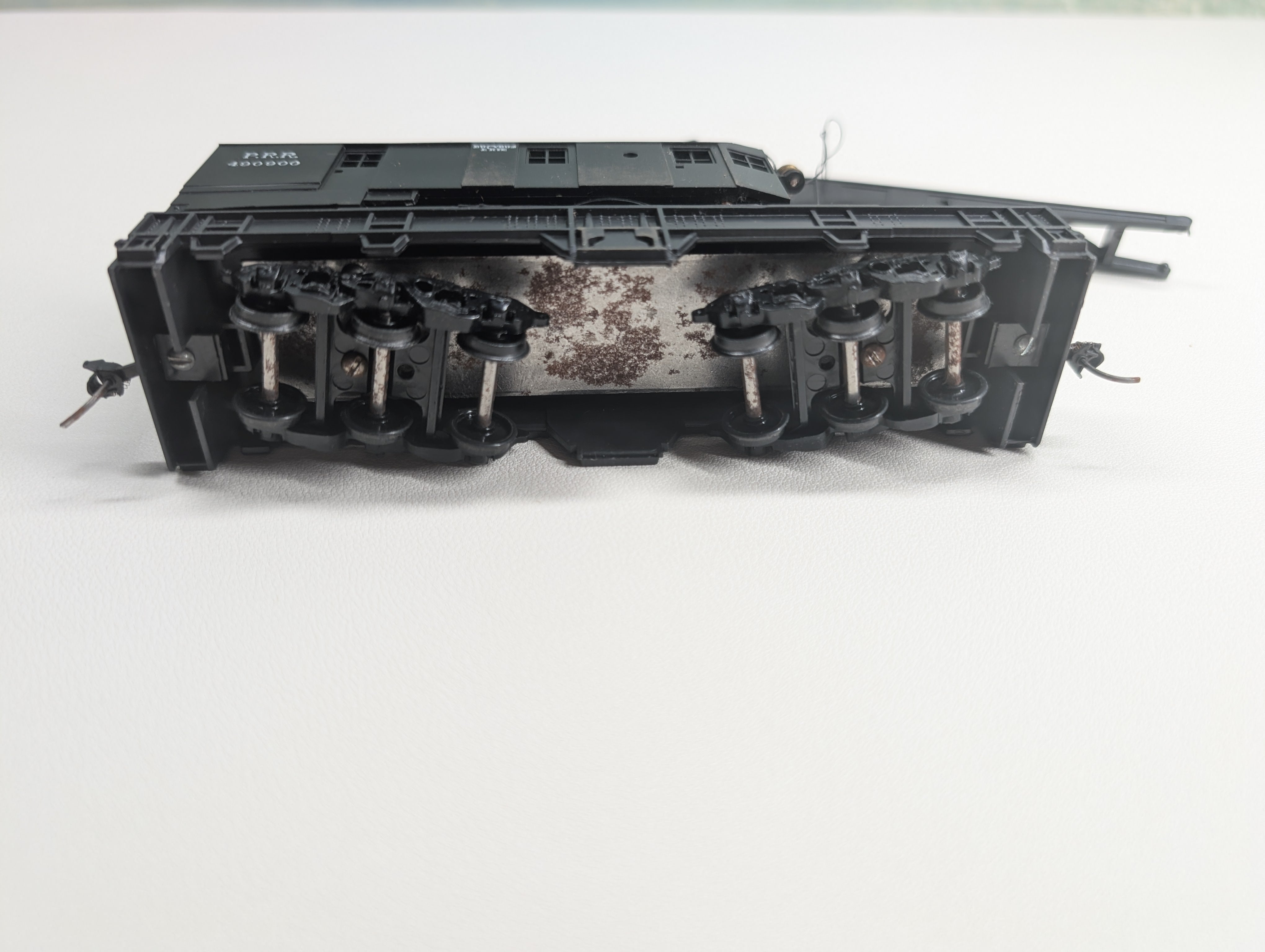 USED Athearn 1701 HO Scale 200-Ton Crane Pennsylvania PRR #490900 Started KIT