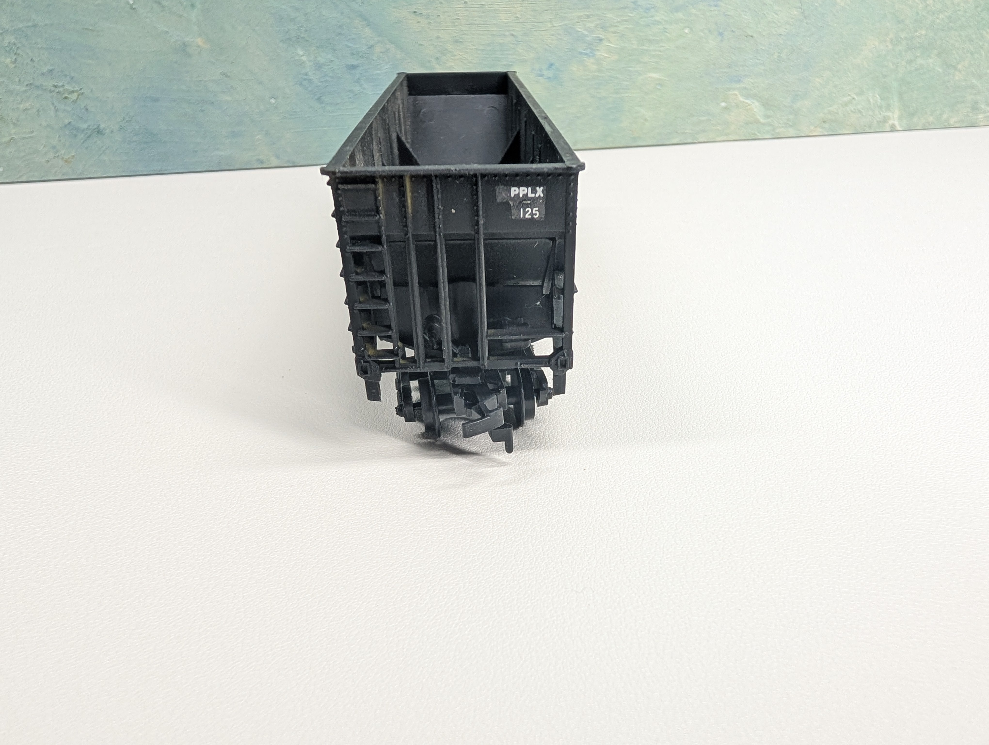 USED HO Scale 100 Ton Hopper PPLX #125 Decal
