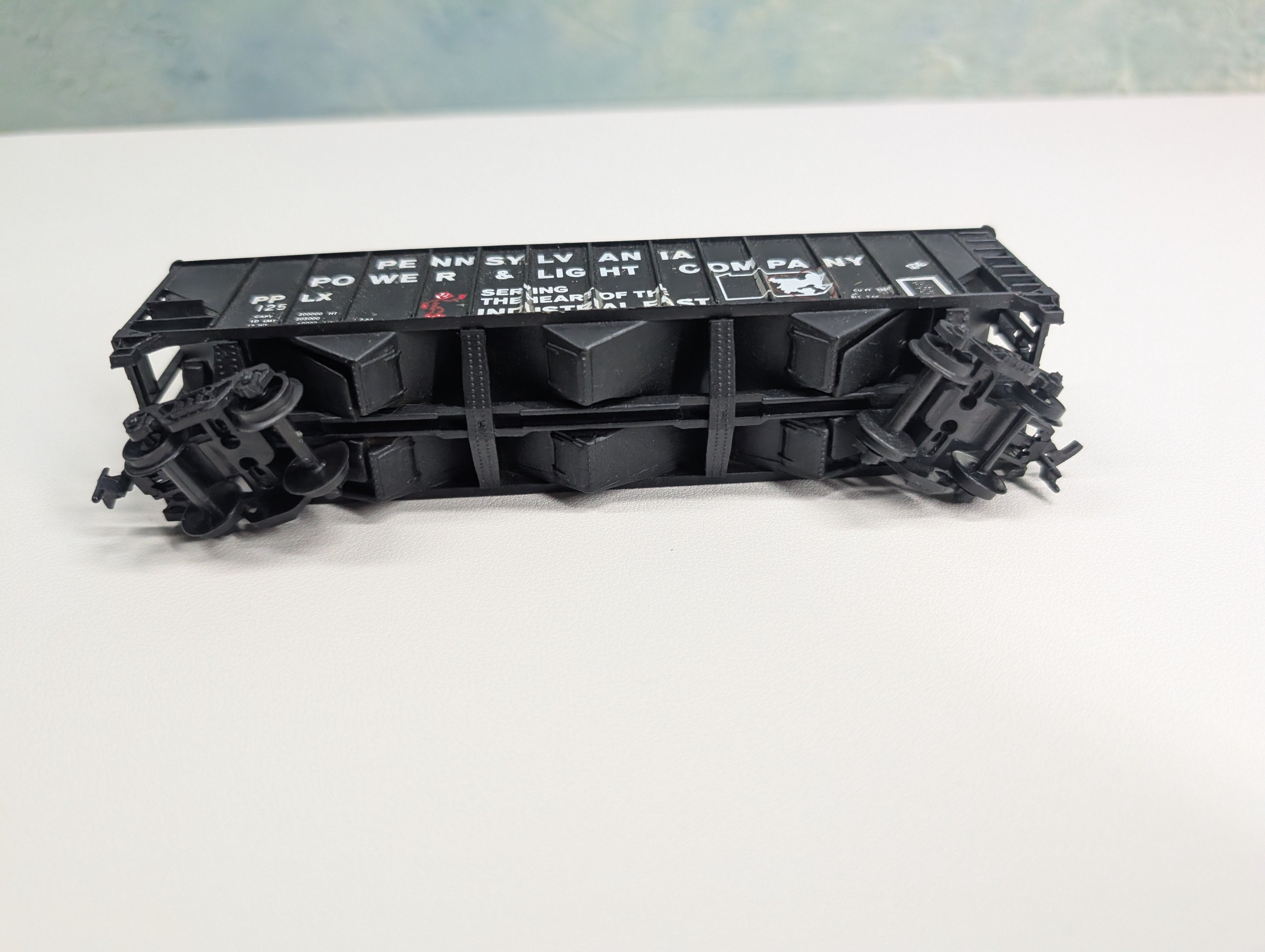 USED HO Scale 100 Ton Hopper PPLX #125 Decal