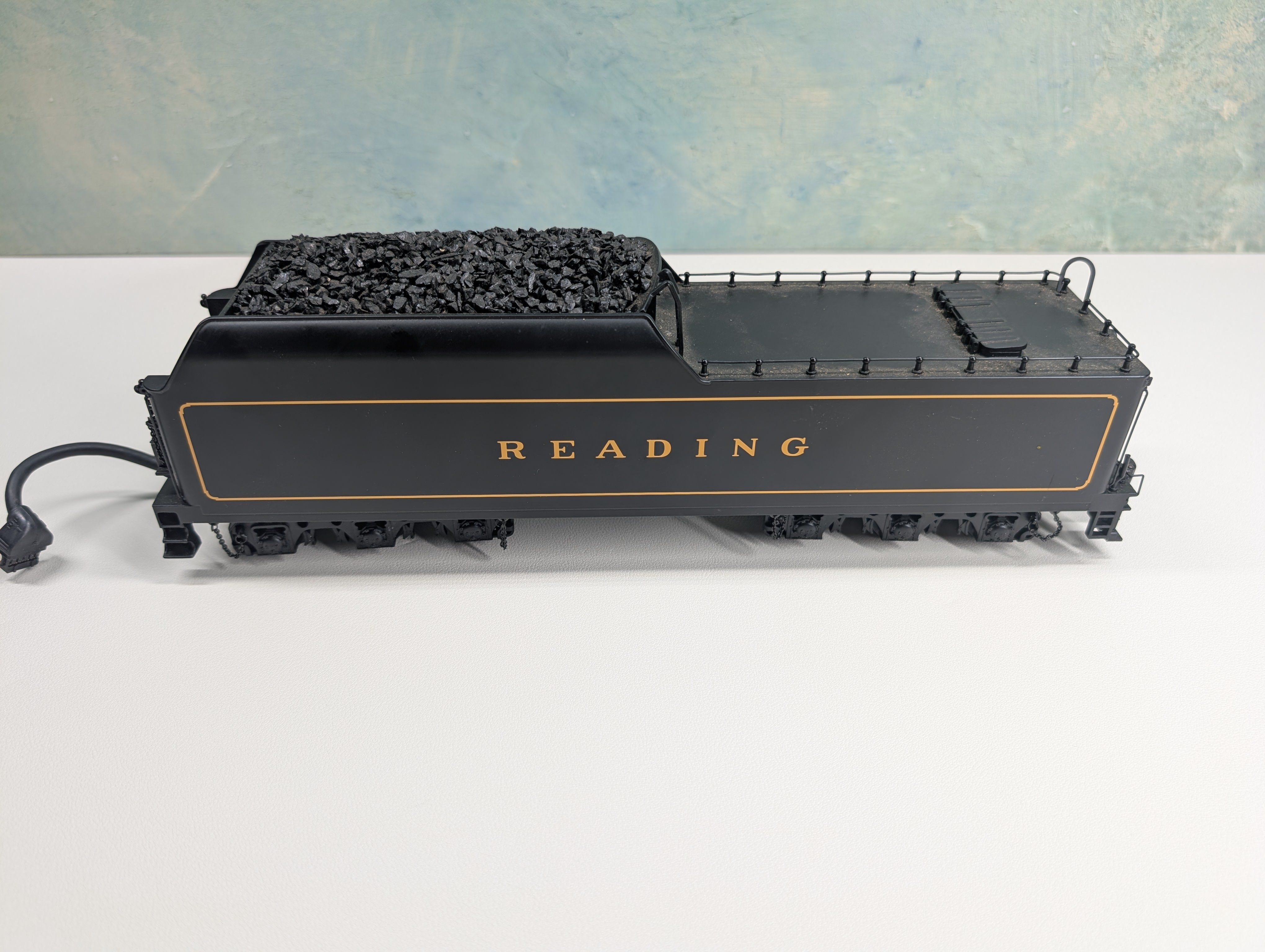 USED MTH Premier 20-3130-1 O 4-8-4 T-1 Steam Engine Reading #2124 3 Rail Proto-Sound 2.0, Tested