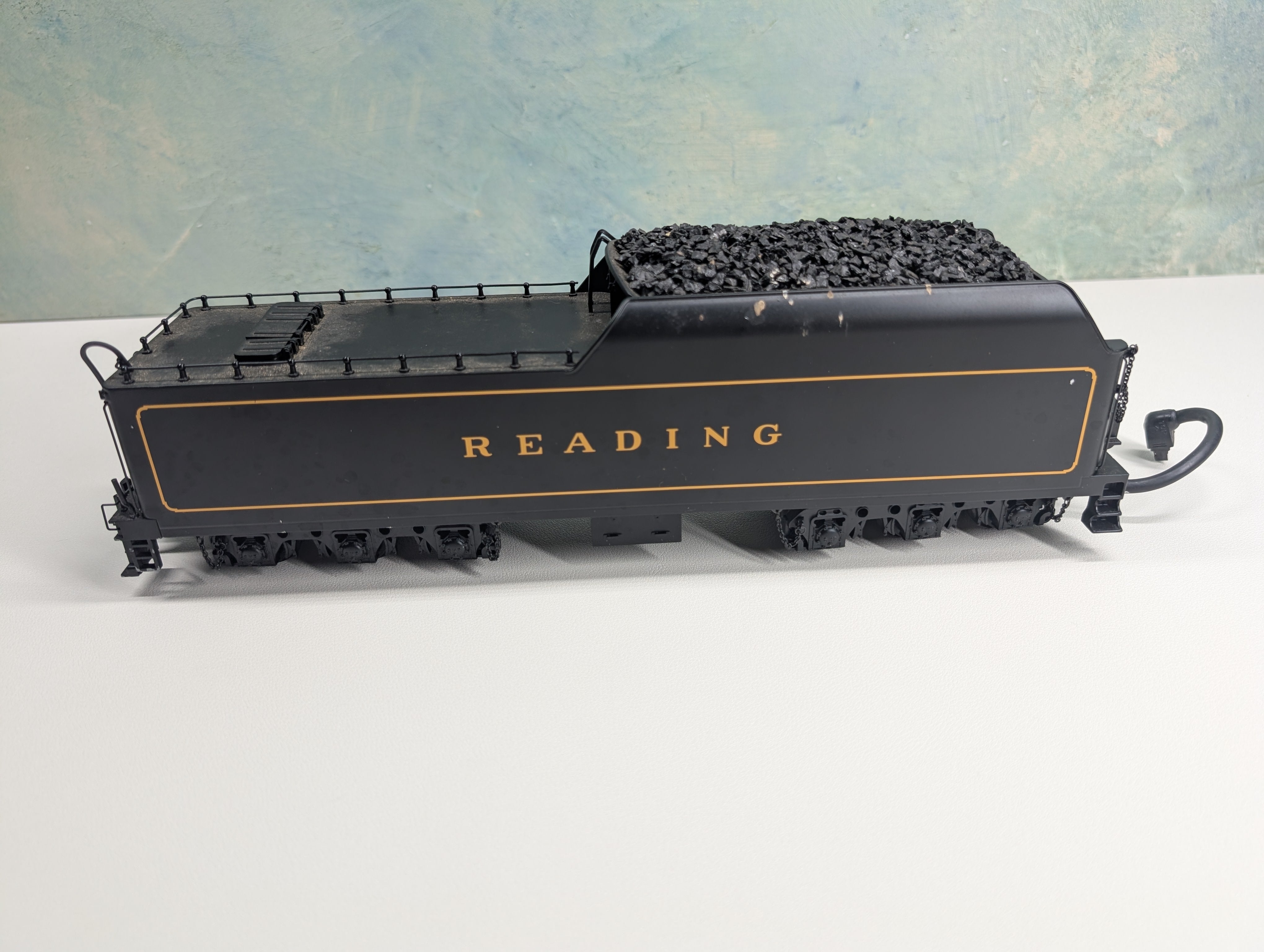 USED MTH Premier 20-3130-1 O 4-8-4 T-1 Steam Engine Reading #2124 3 Rail Proto-Sound 2.0, Tested