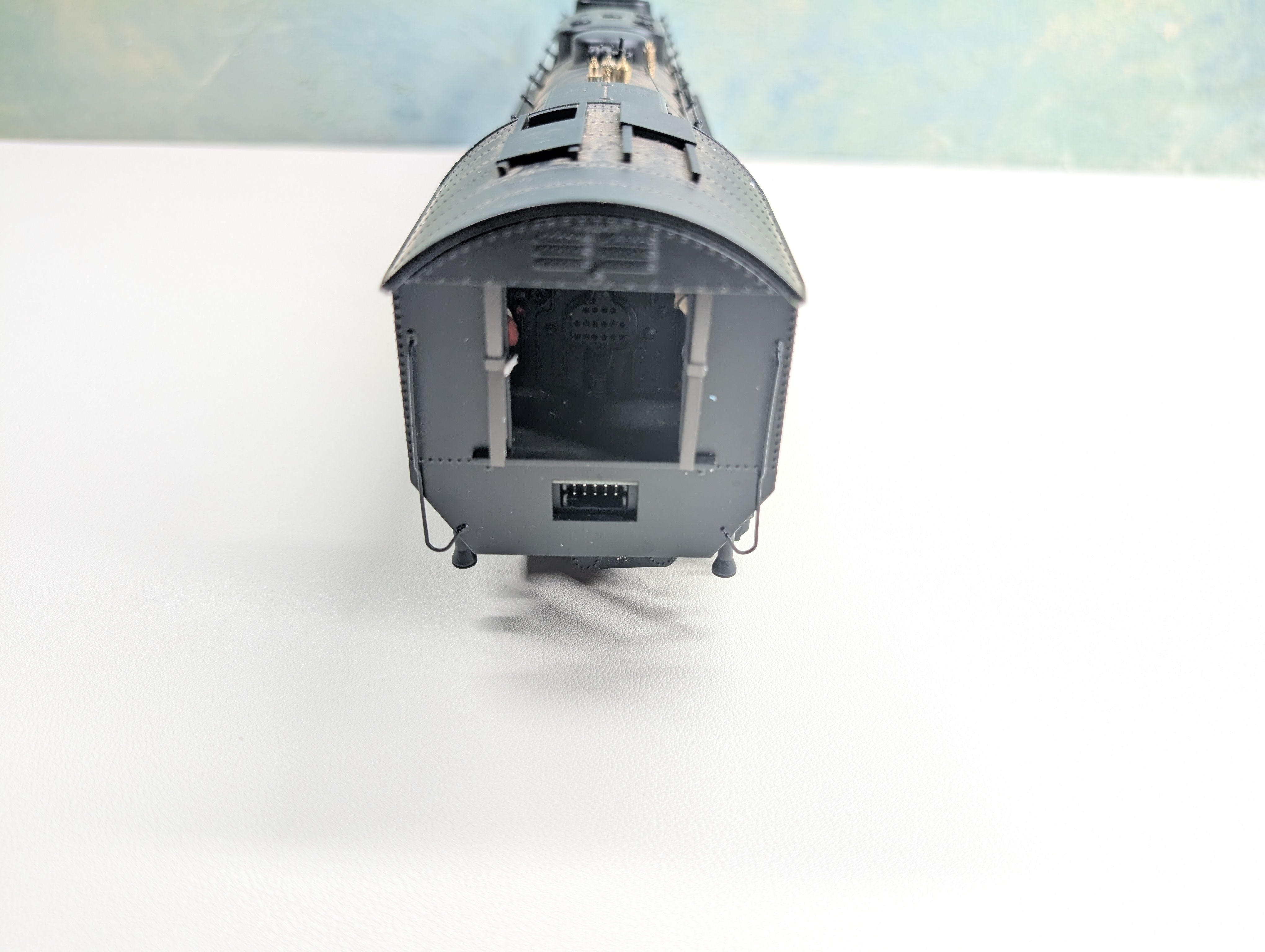 USED MTH Premier 20-3130-1 O 4-8-4 T-1 Steam Engine Reading #2124 3 Rail Proto-Sound 2.0, Tested