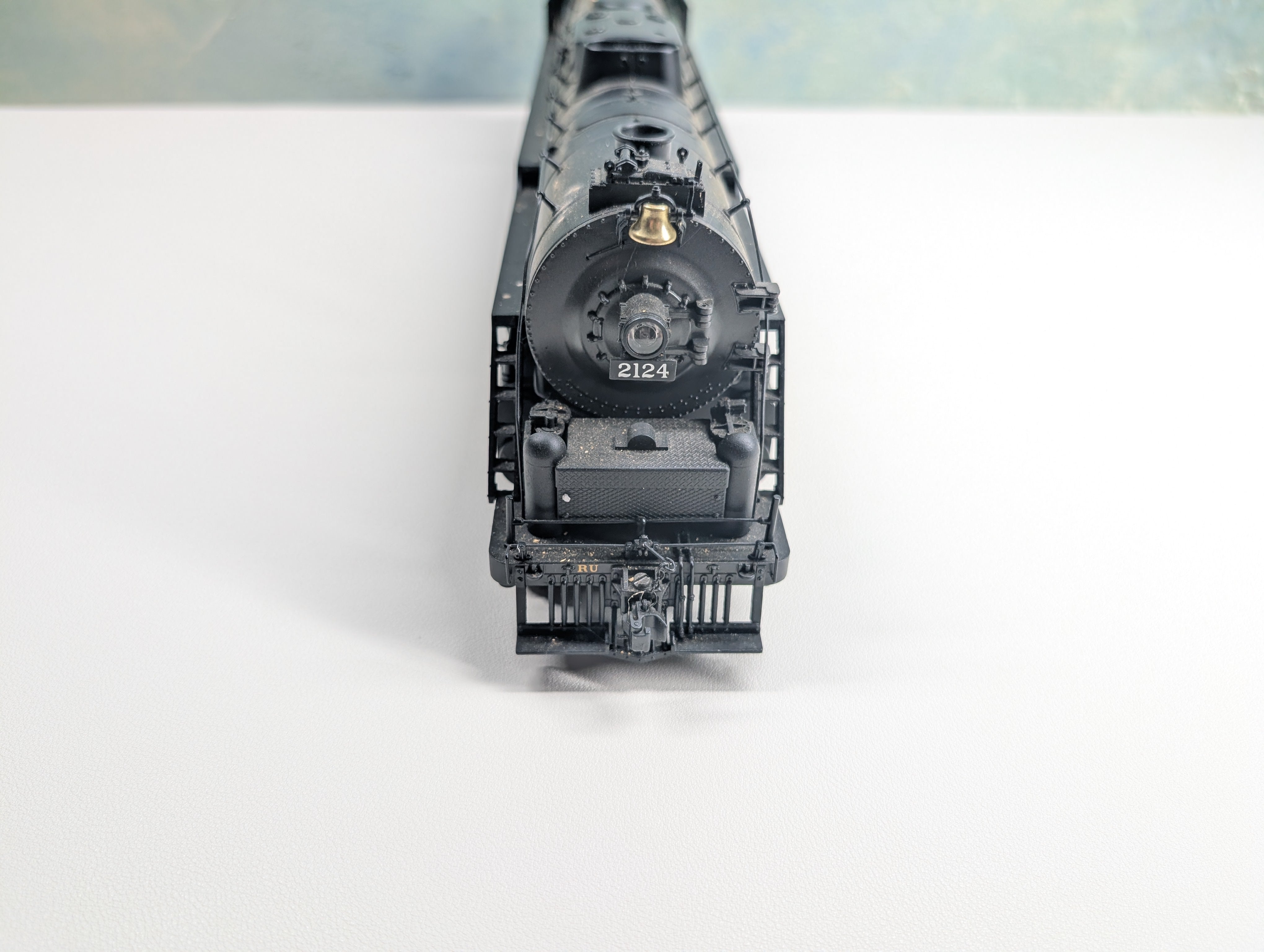 USED MTH Premier 20-3130-1 O 4-8-4 T-1 Steam Engine Reading #2124 3 Rail Proto-Sound 2.0, Tested