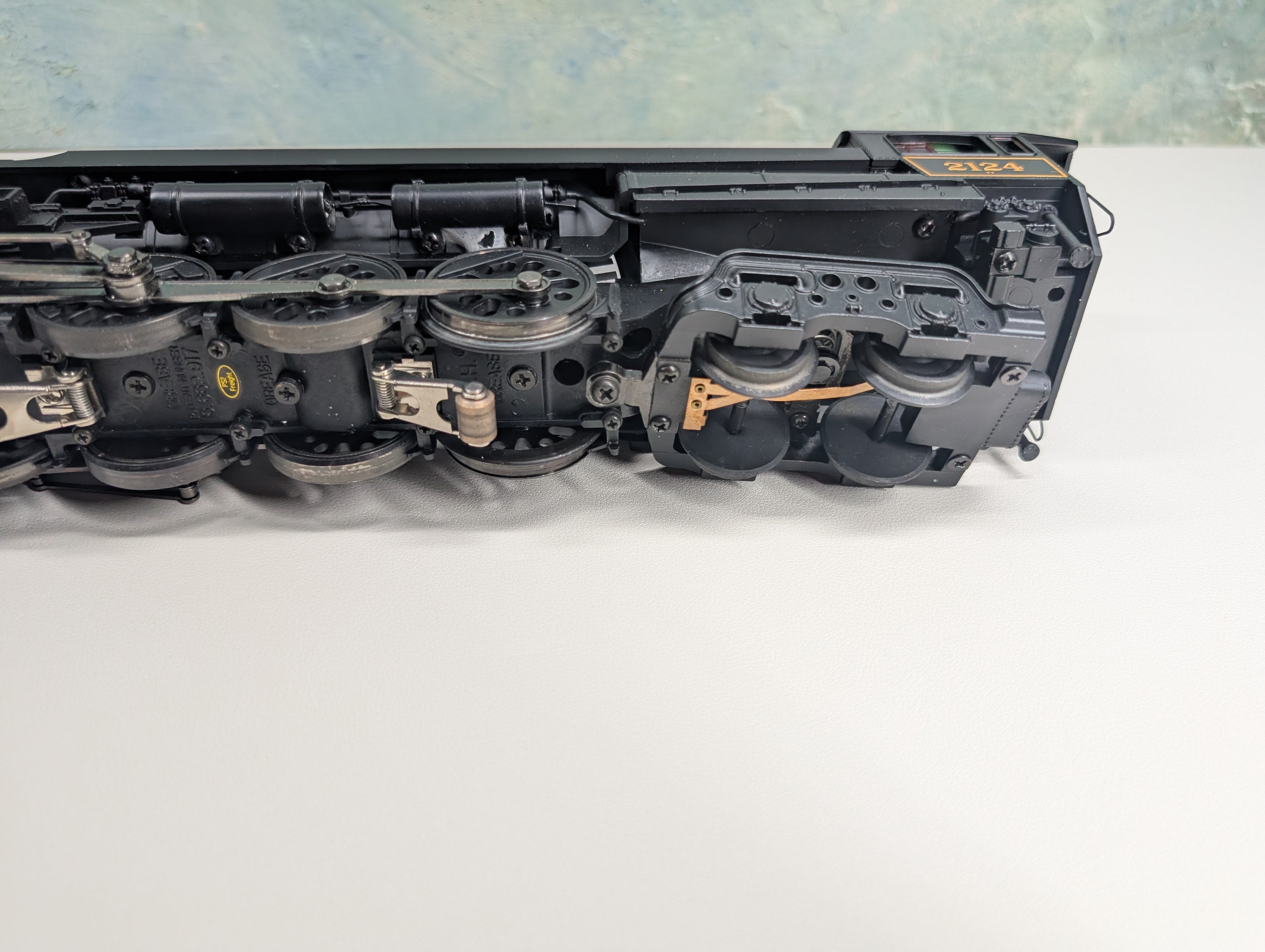 USED MTH Premier 20-3130-1 O 4-8-4 T-1 Steam Engine Reading #2124 3 Rail Proto-Sound 2.0, Tested