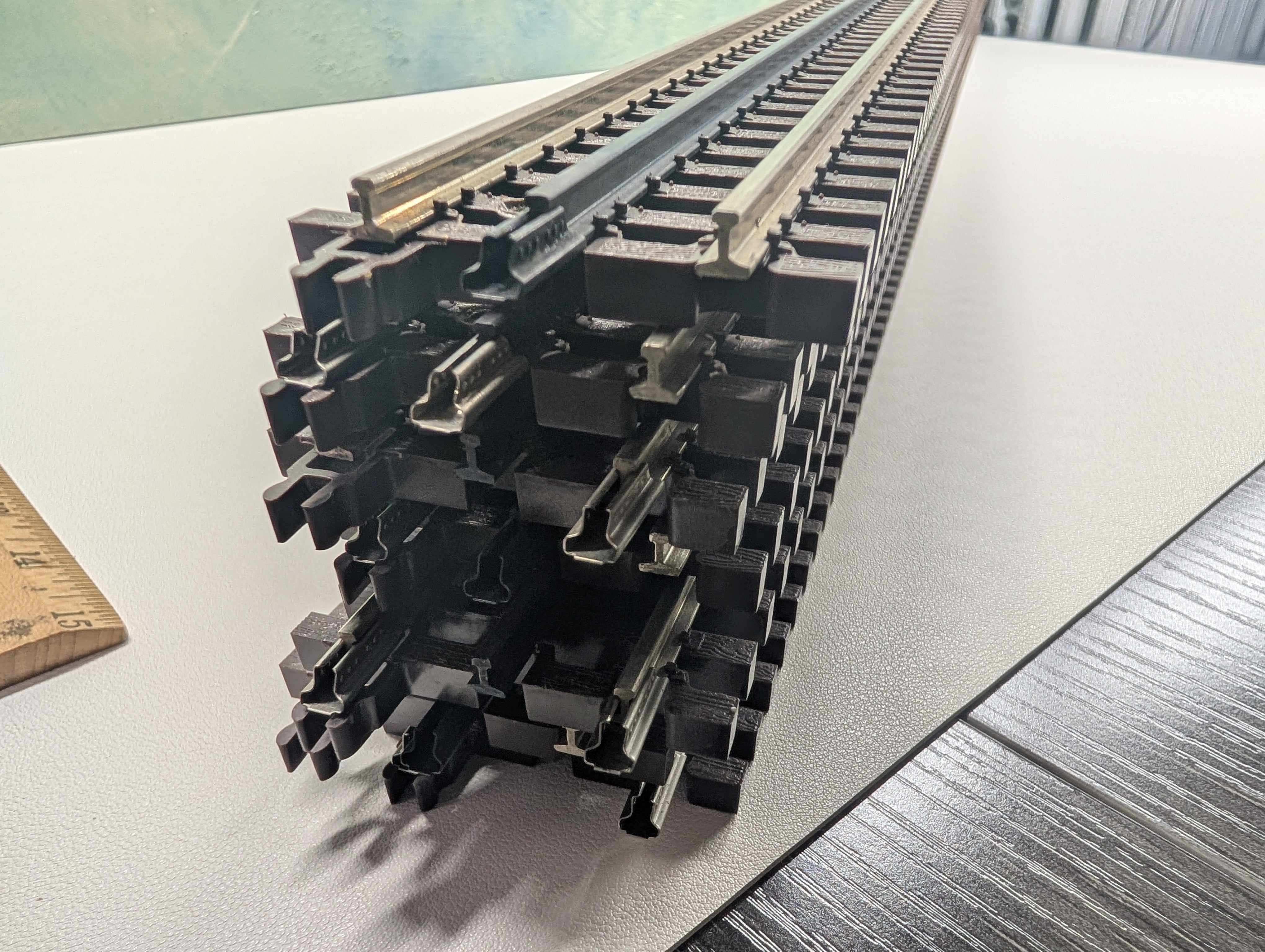 USED Atlas 6058 O 40" Rigid Straight Track (7 pcs)