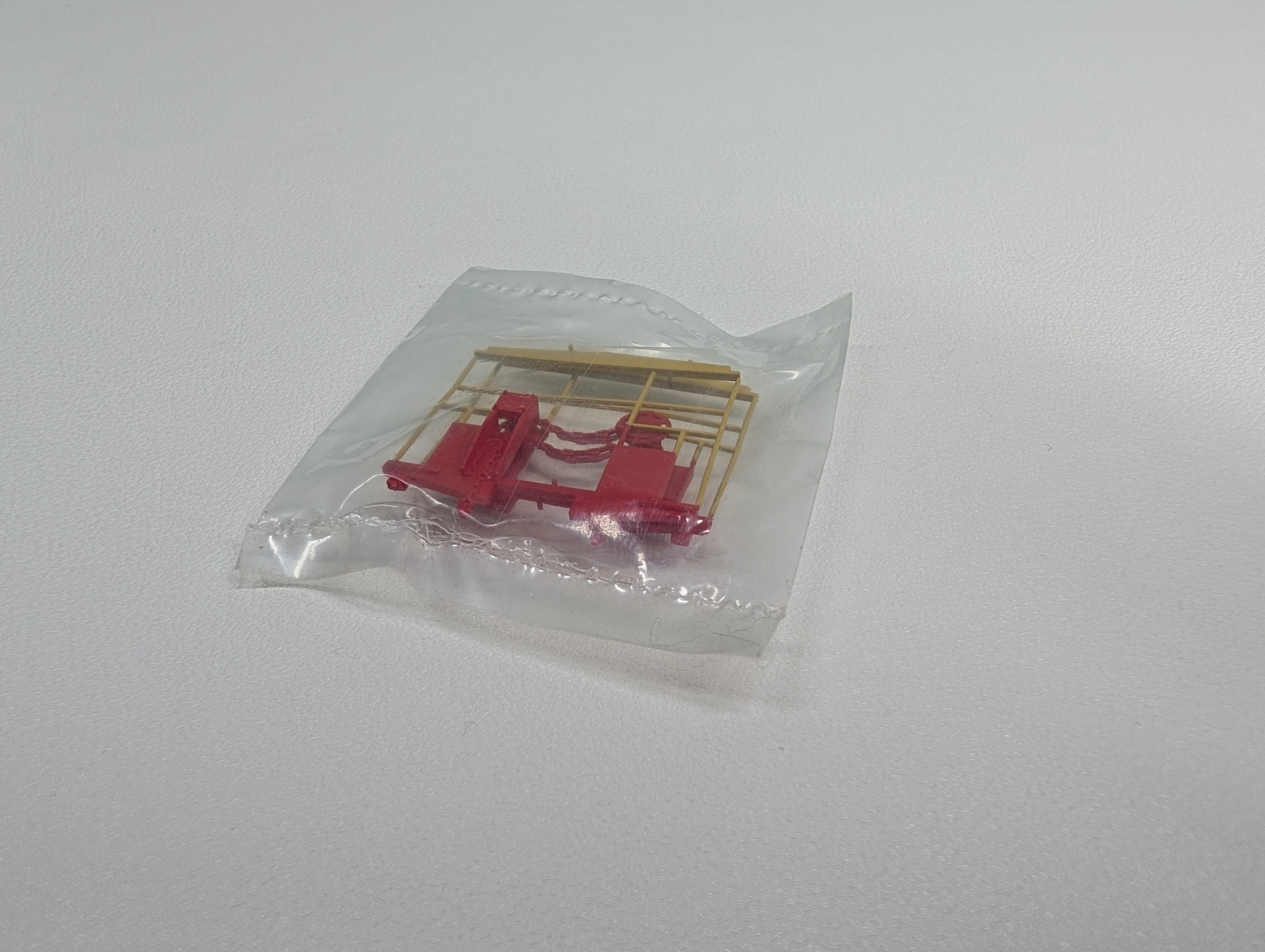 USED HO Scale Caboose Ladder Ends, Yellow & Red