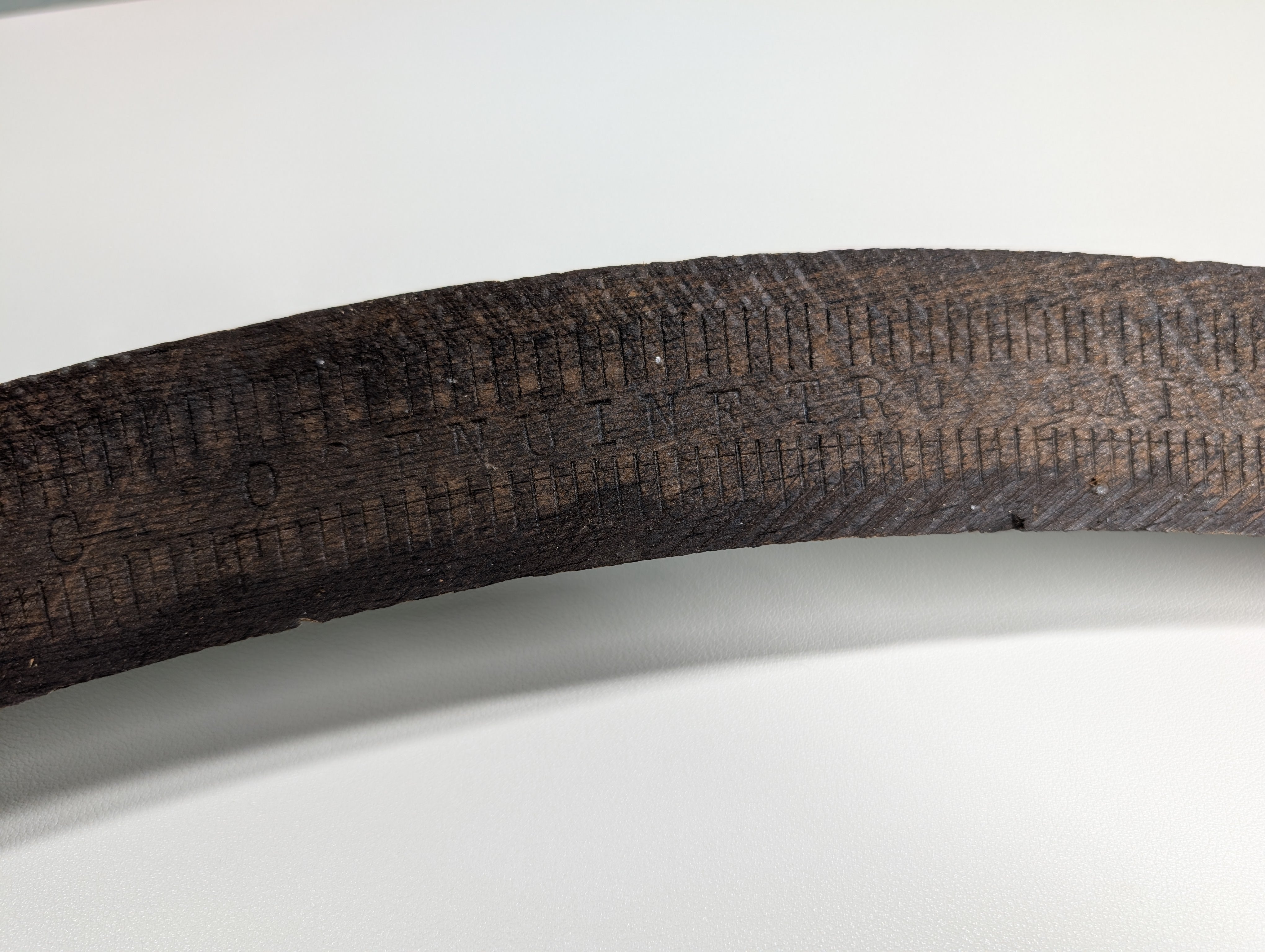 USED HO Scale Tru-Scale 20R Curved Roadbed Track (single piece)