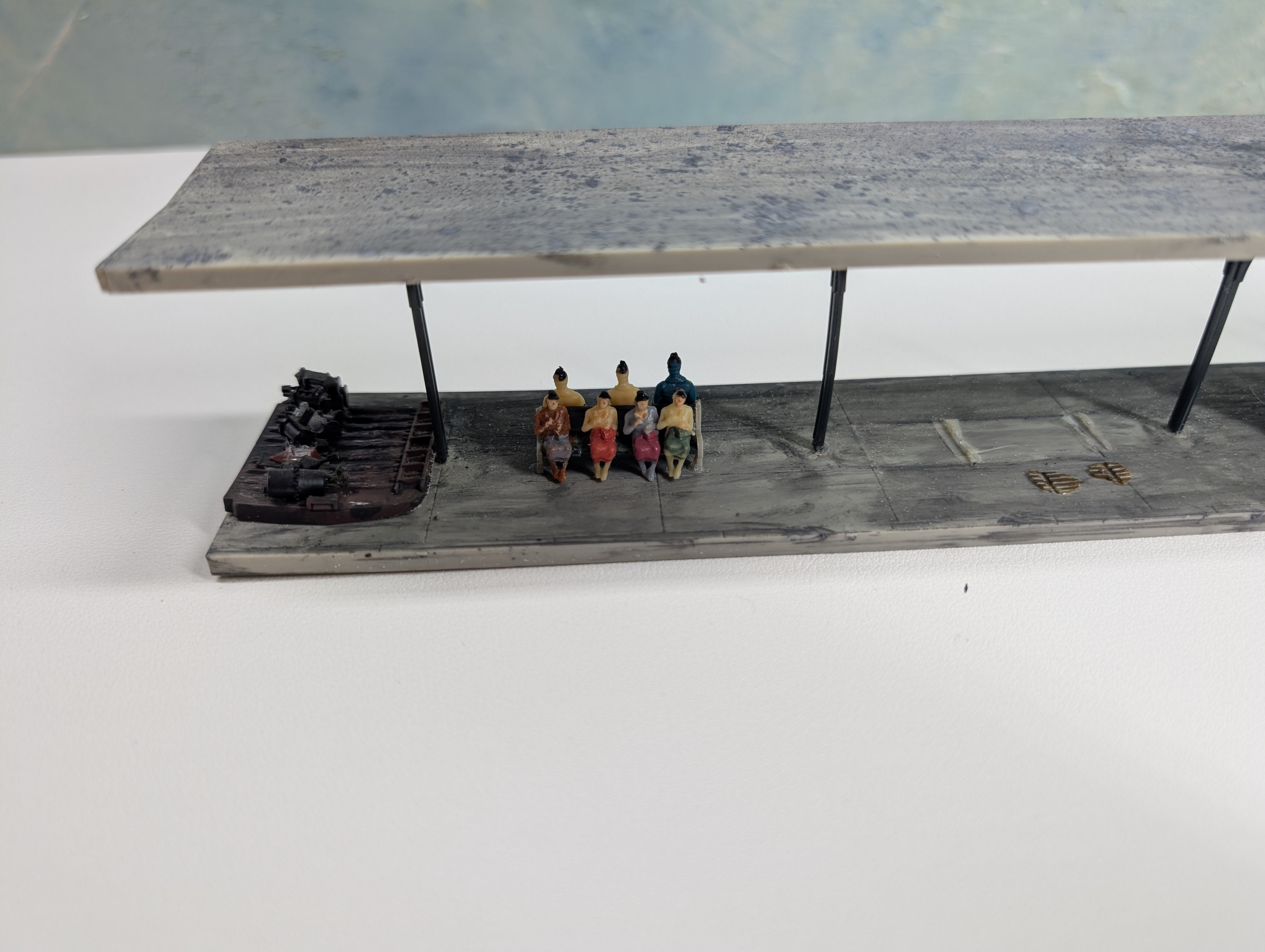 USED HO Scale Passenger Station with Details