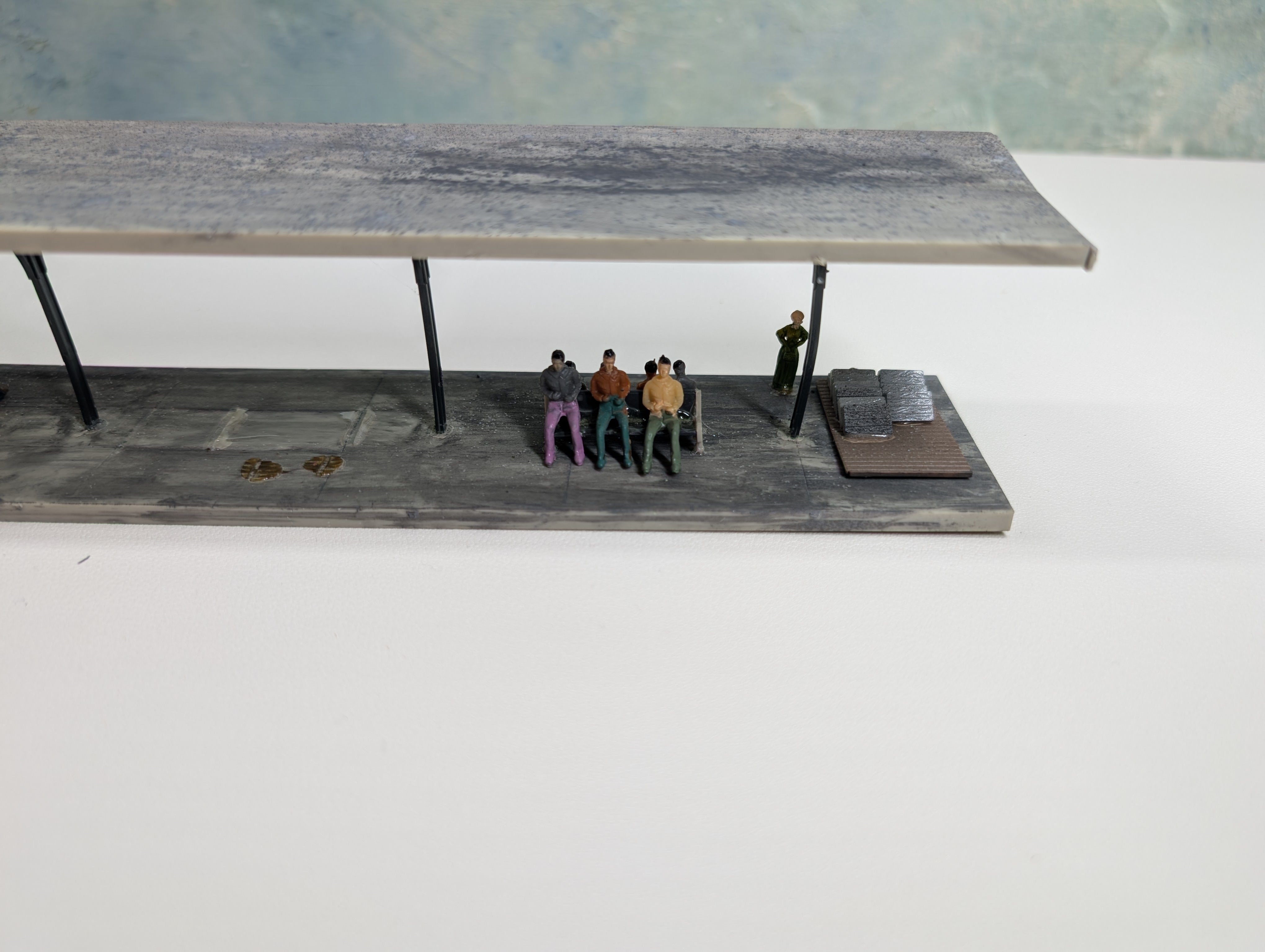 USED HO Scale Passenger Station with Details