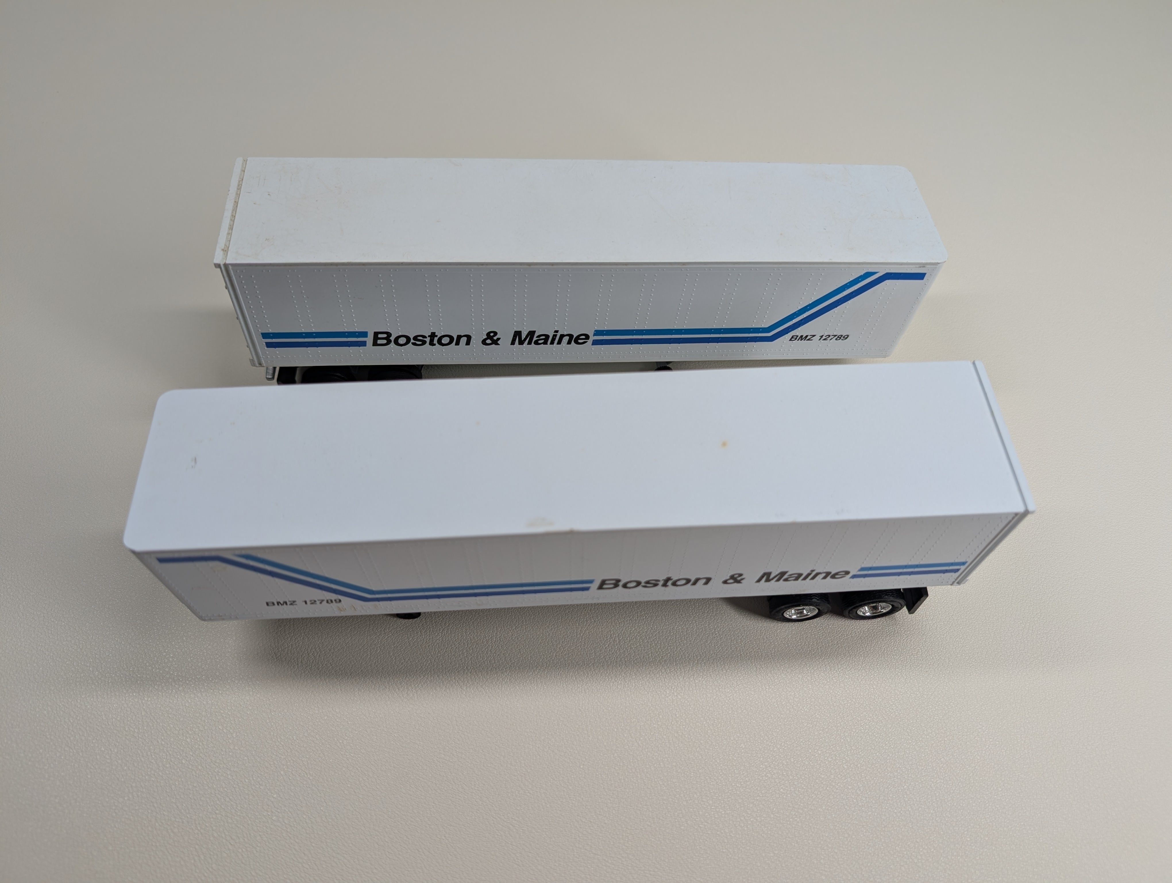 USED Lionel O Set of Trailers Boston & Maine BMZ #12789 (2 pcs)