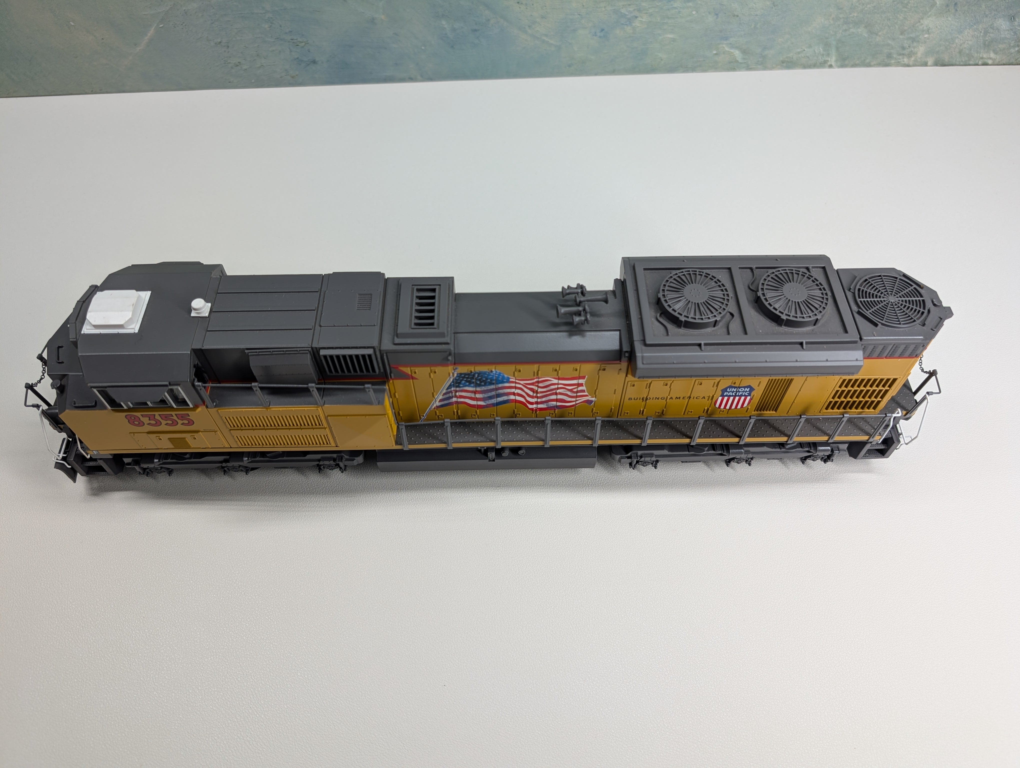 USED MTH Rail King 30-20368-1 O SD70ACe Diesel Locomotive Union Pacific #8355 Runs Great Proto-Sound 3.0