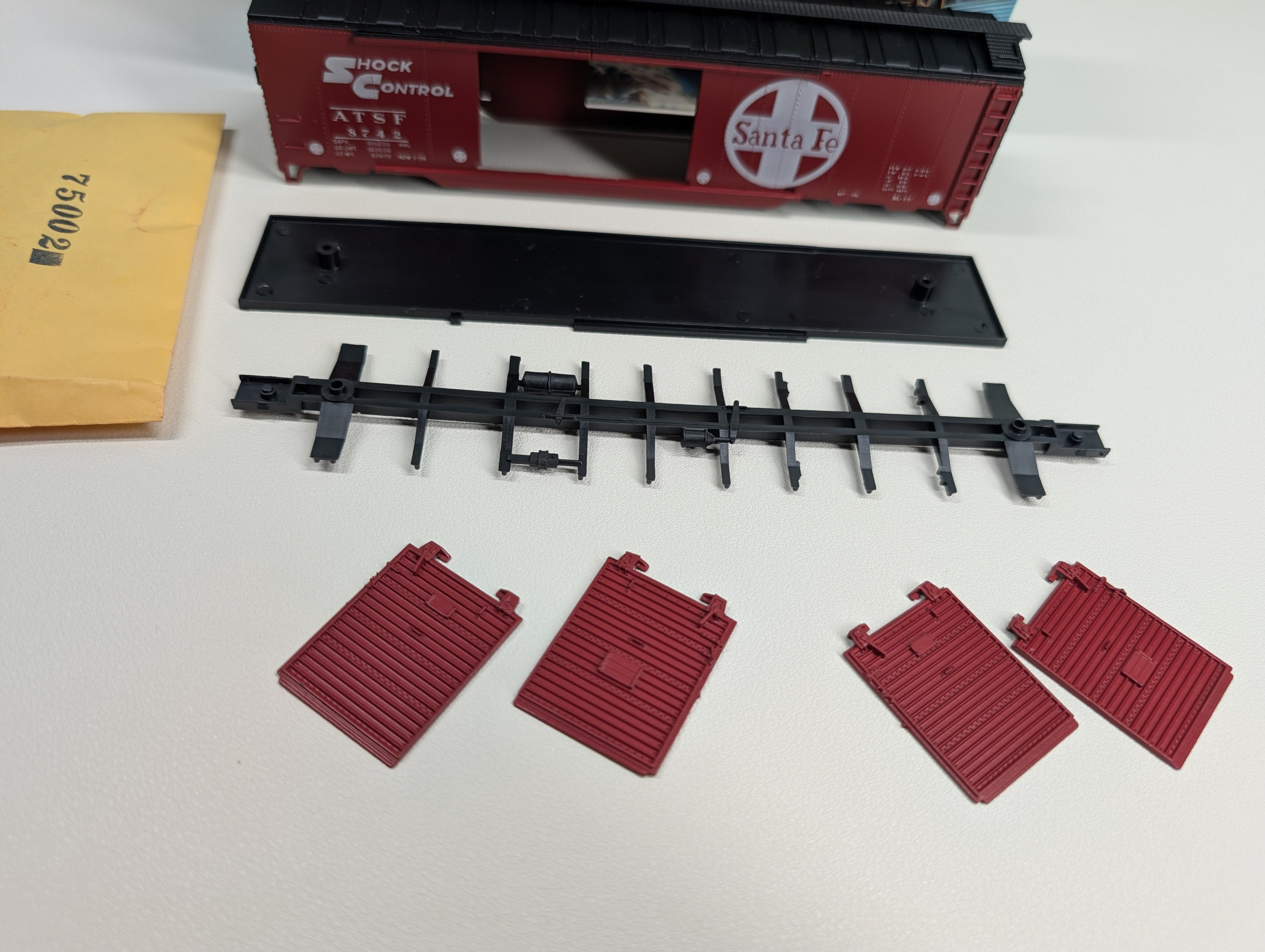 USED Athearn HO Scale 50' Box Car Santa Fe ATSF #8742