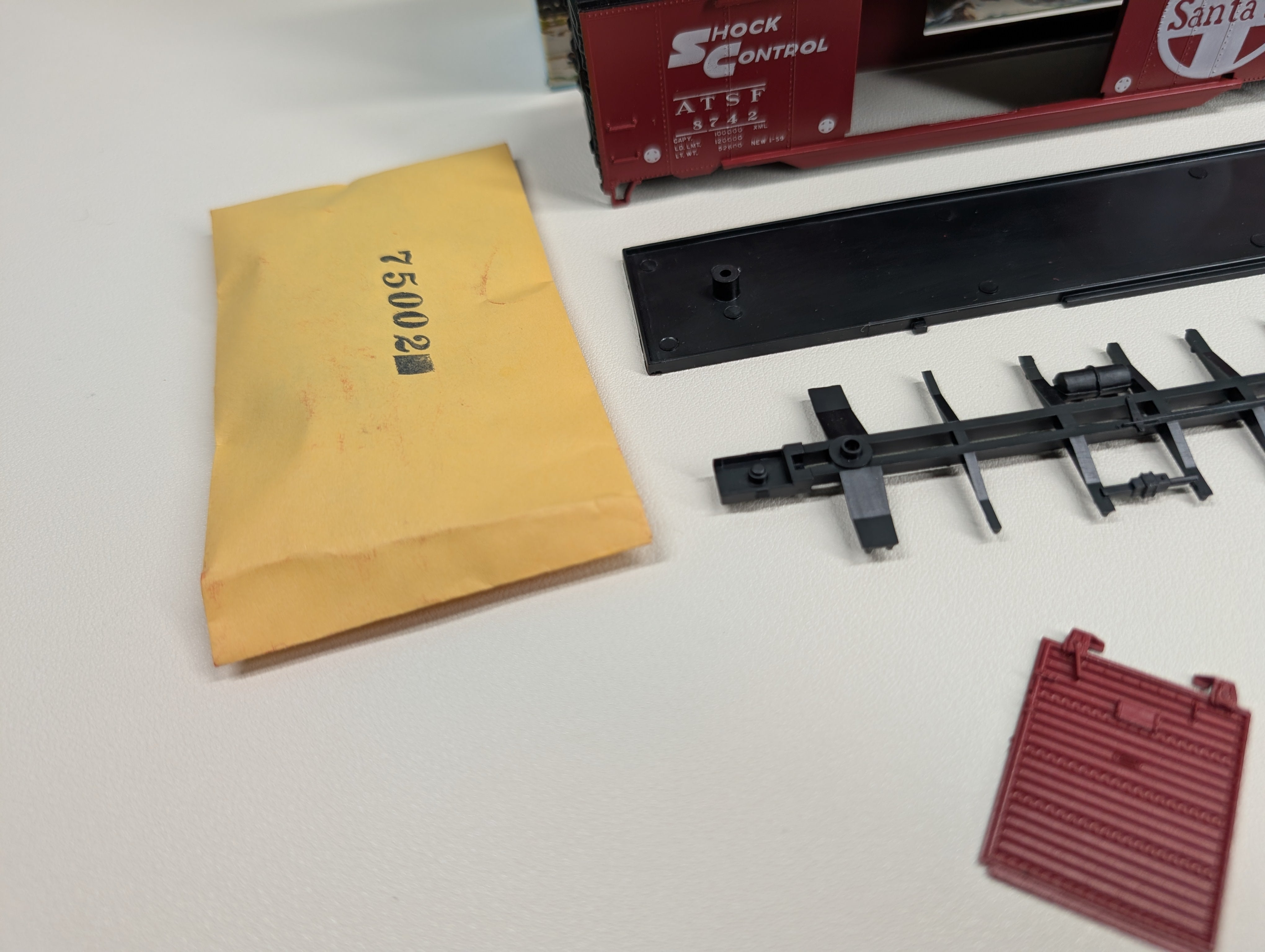 USED Athearn HO Scale 50' Box Car Santa Fe ATSF #8742