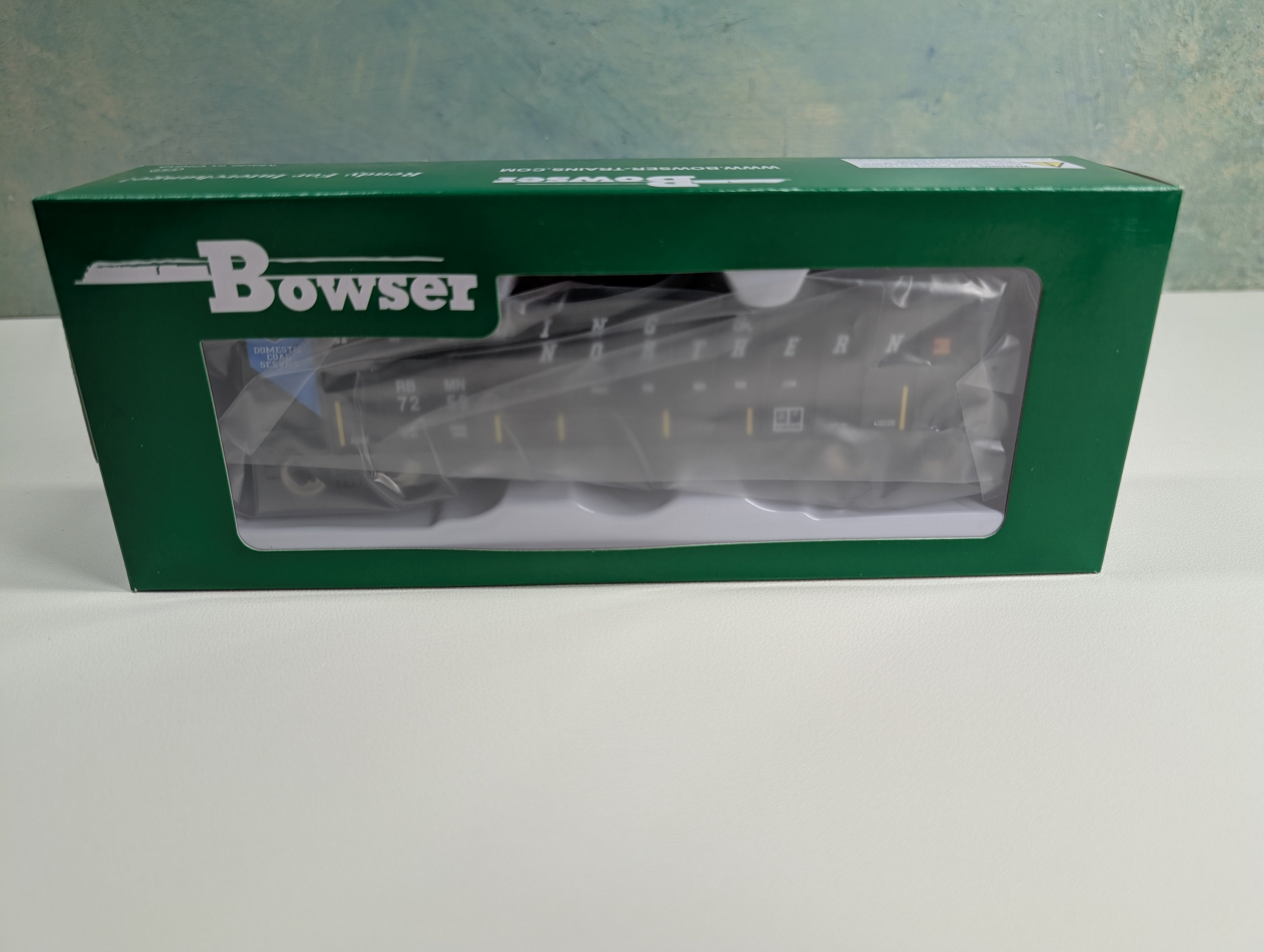 Bowser 43230 HO Scale 100 Ton 4 Bay Hopper Reading & Northern RBMN #7259 Blue Panel