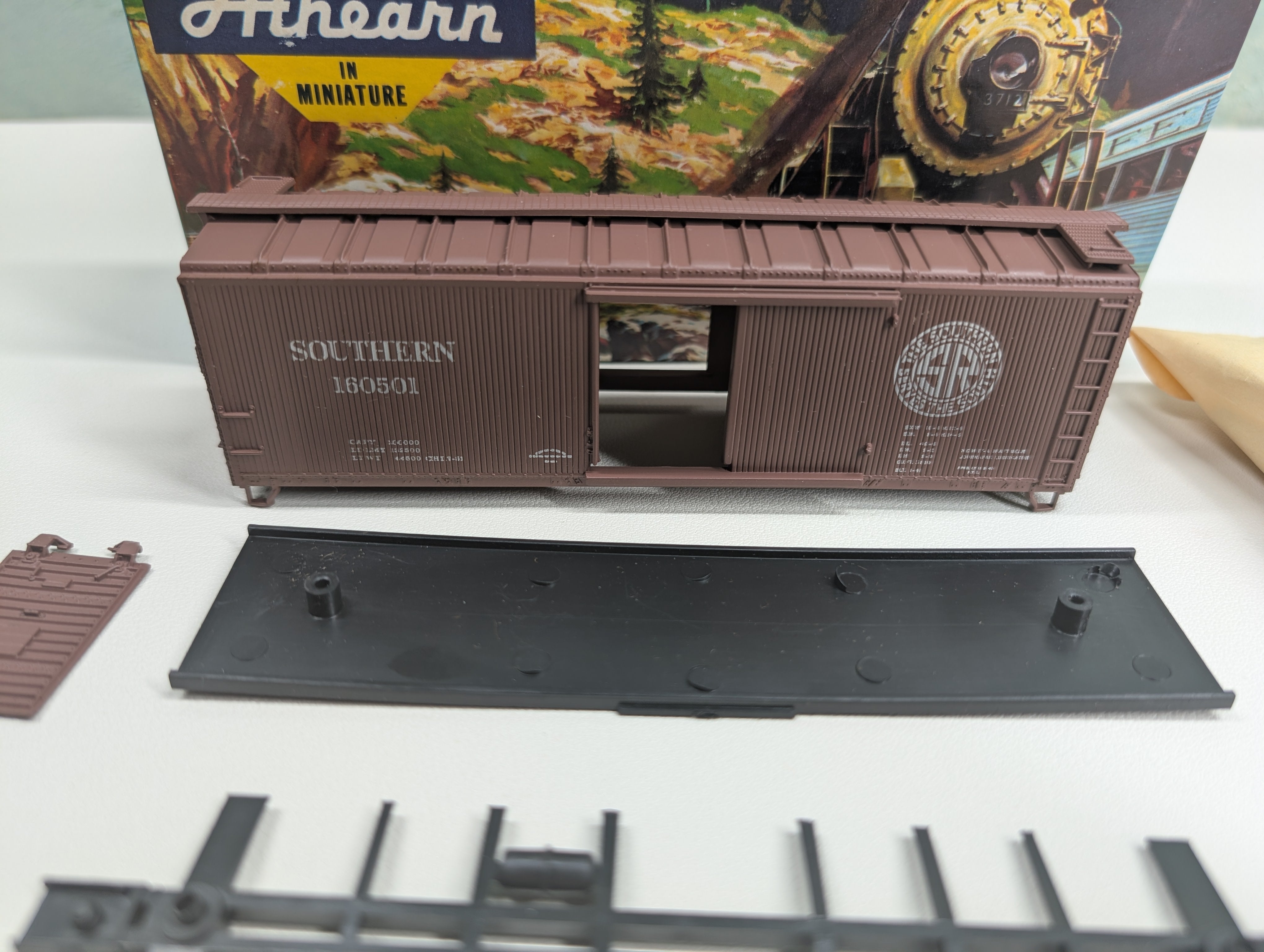 USED Athearn HO Scale Wood Box Car Southern #160501