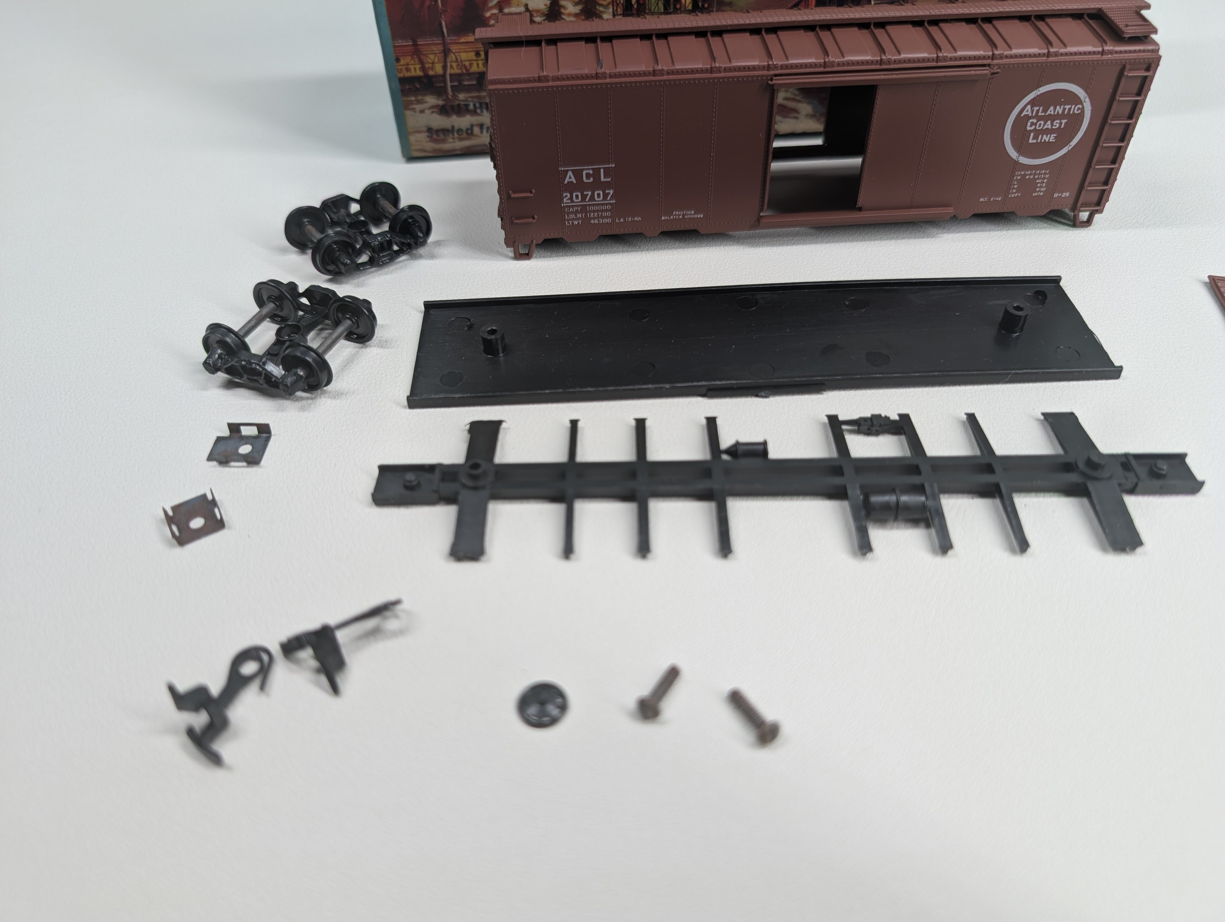 USED Athearn HO Scale 40' Box Car Atlantic Coast Line ACL #20707