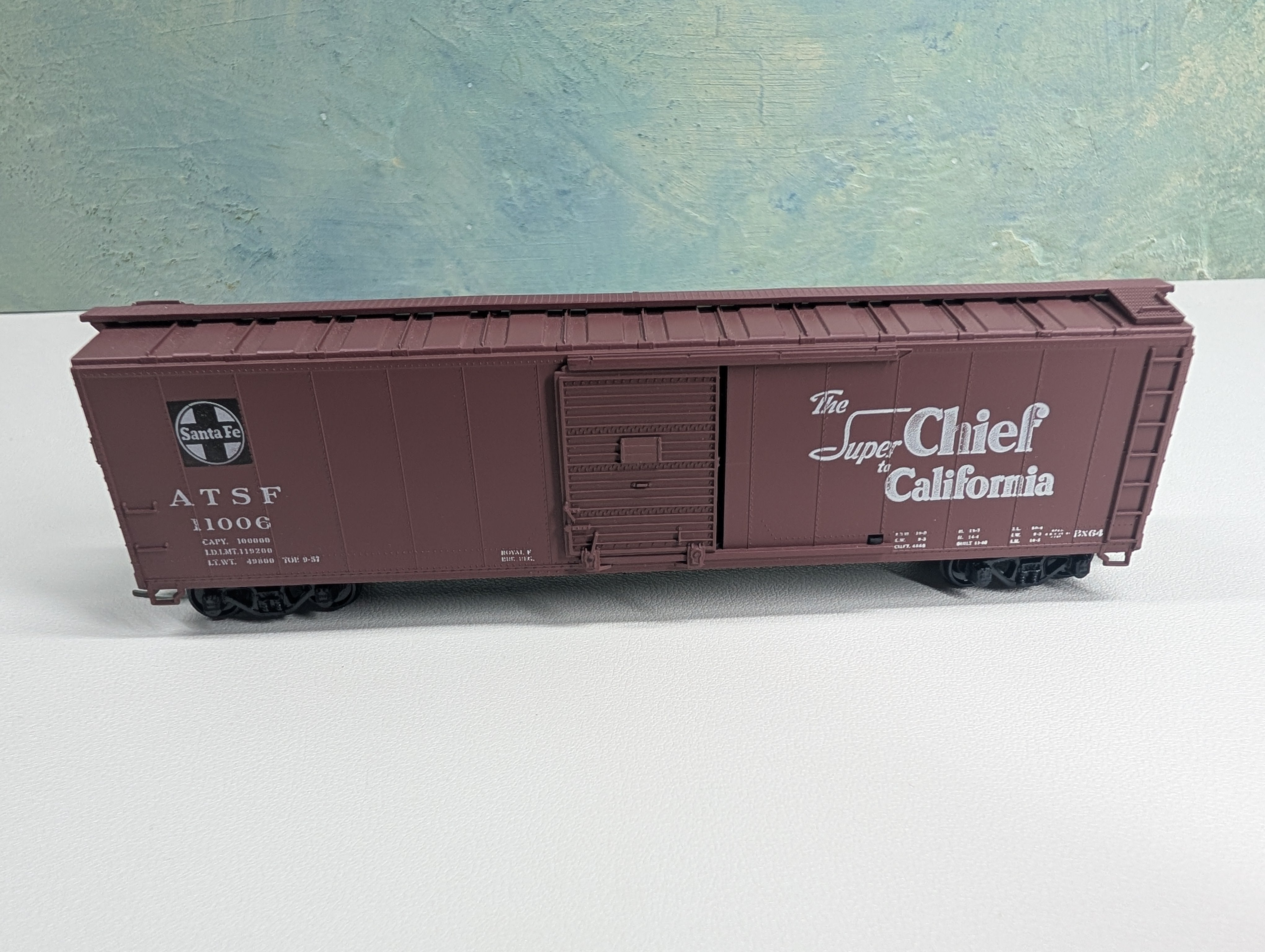USED Athearn HO Scale 50' Box car Santa Fe ATSF #11006