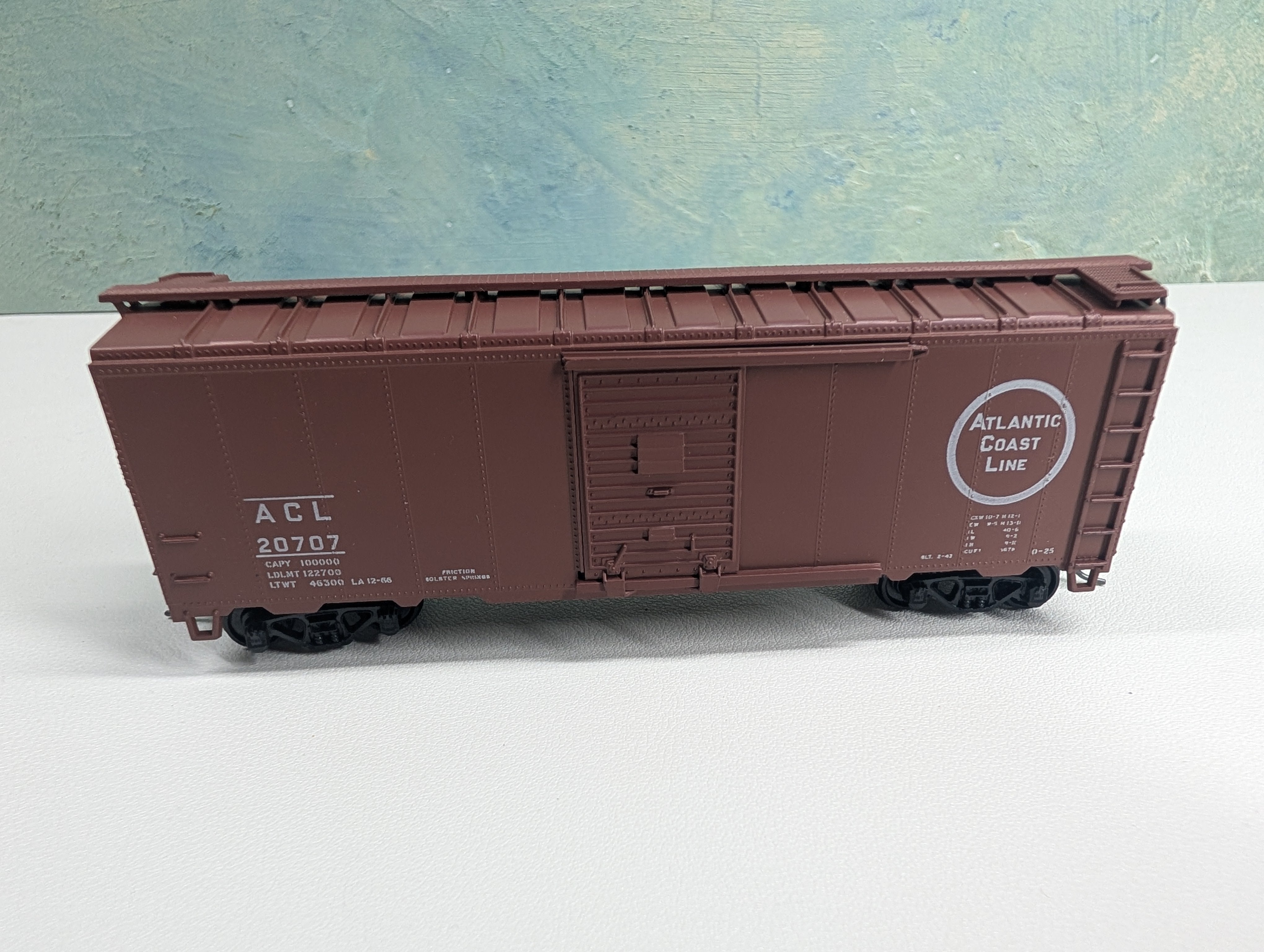 USED Athearn HO Scale 40' Box Car Atlantic Coast Line ACL #20707