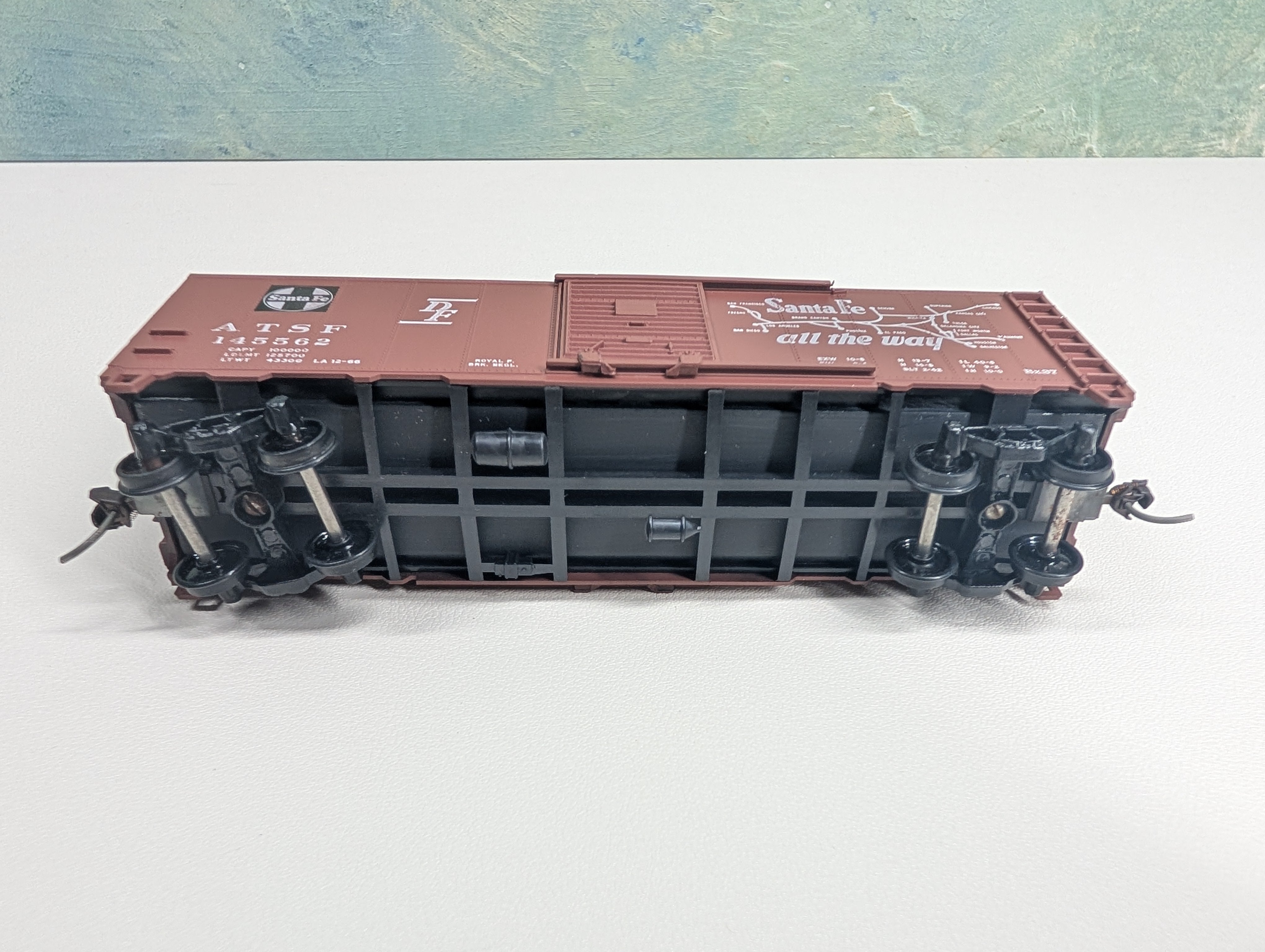 USED Athearn HO Scale 40' Box Car Santa Fe ASF #145562